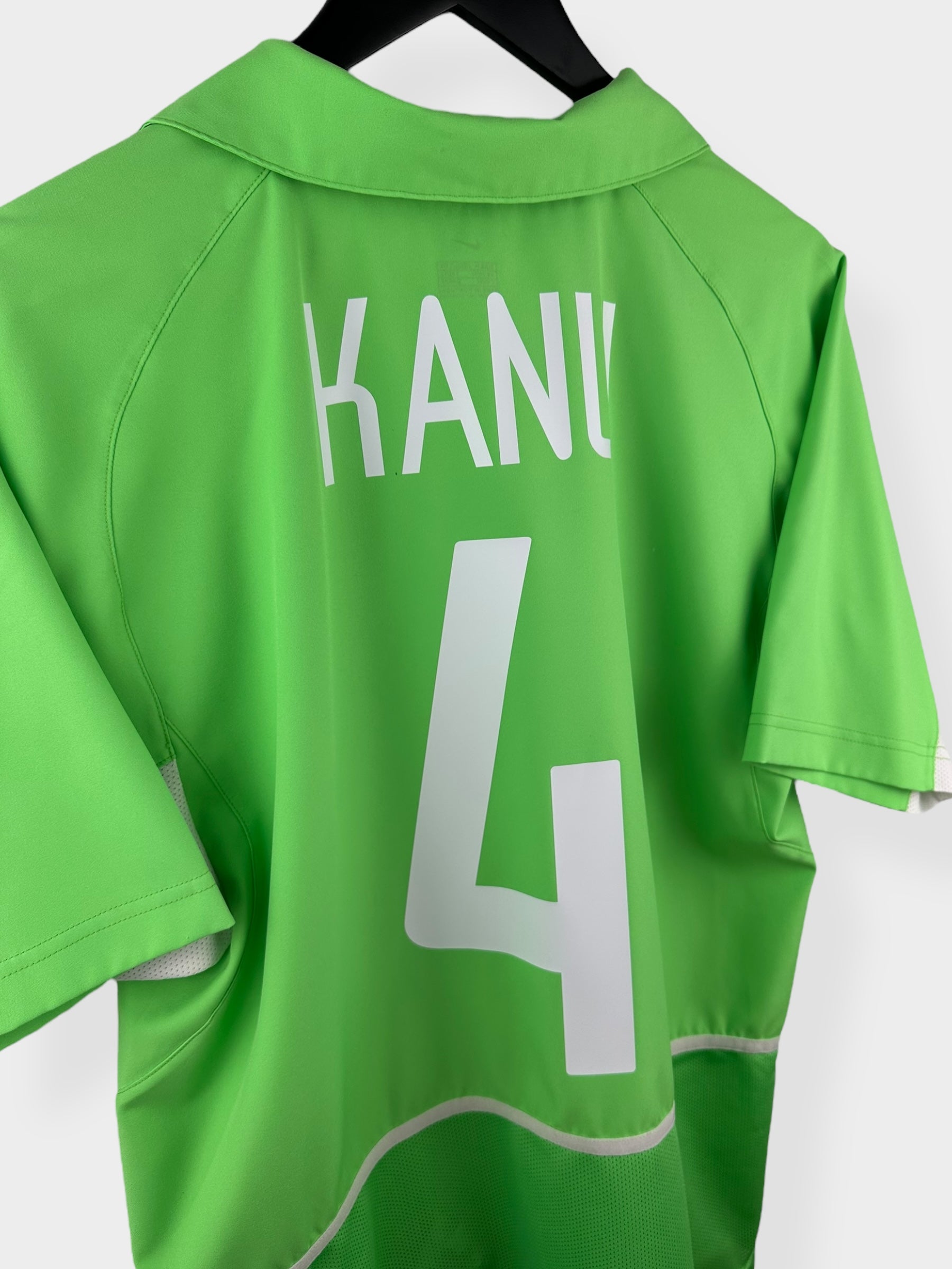 2002-04 NIGERIA HOME SHIRT KANU #4 M