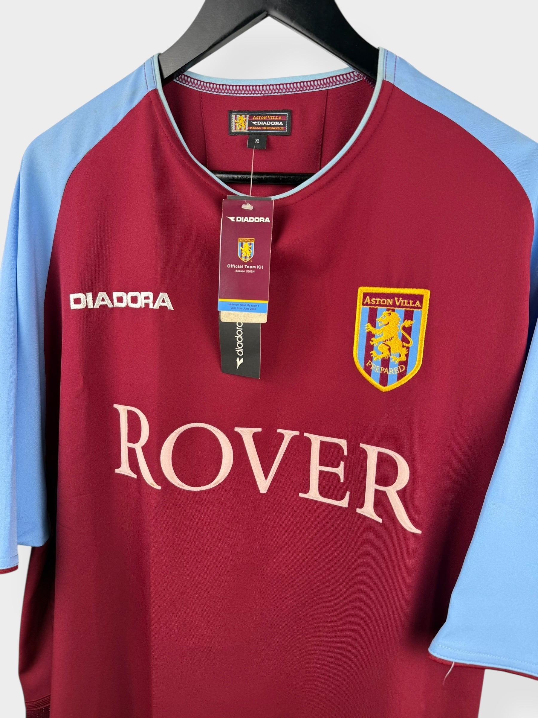 2003-04 ASTON VILLA THUISSHIRT XL