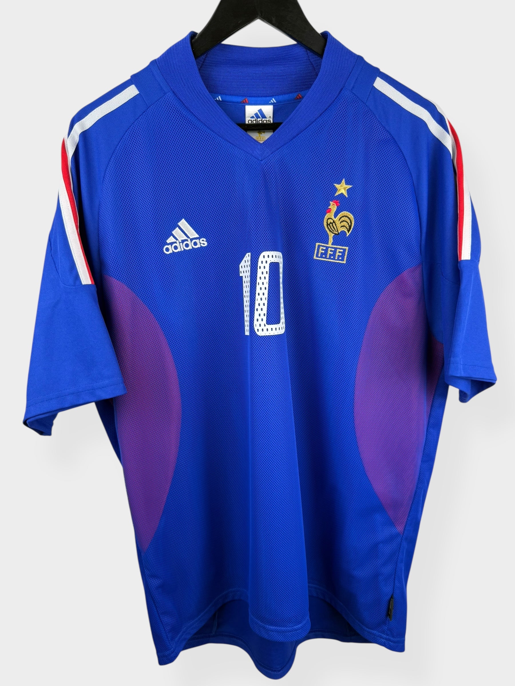 2002-04 FRANKREICH HEIMTRIKOT ZIDANE #10 L