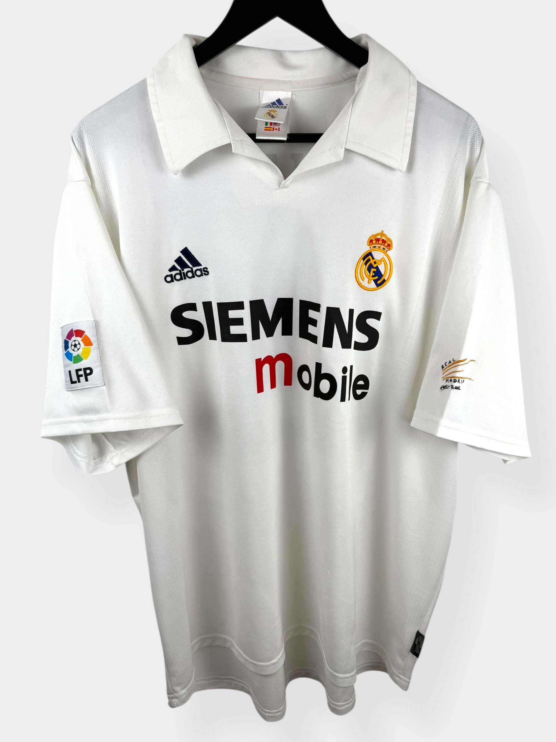 2002-03 REAL MADRID HOME SHIRT RONALDO #11 XL - Authentic Football Club