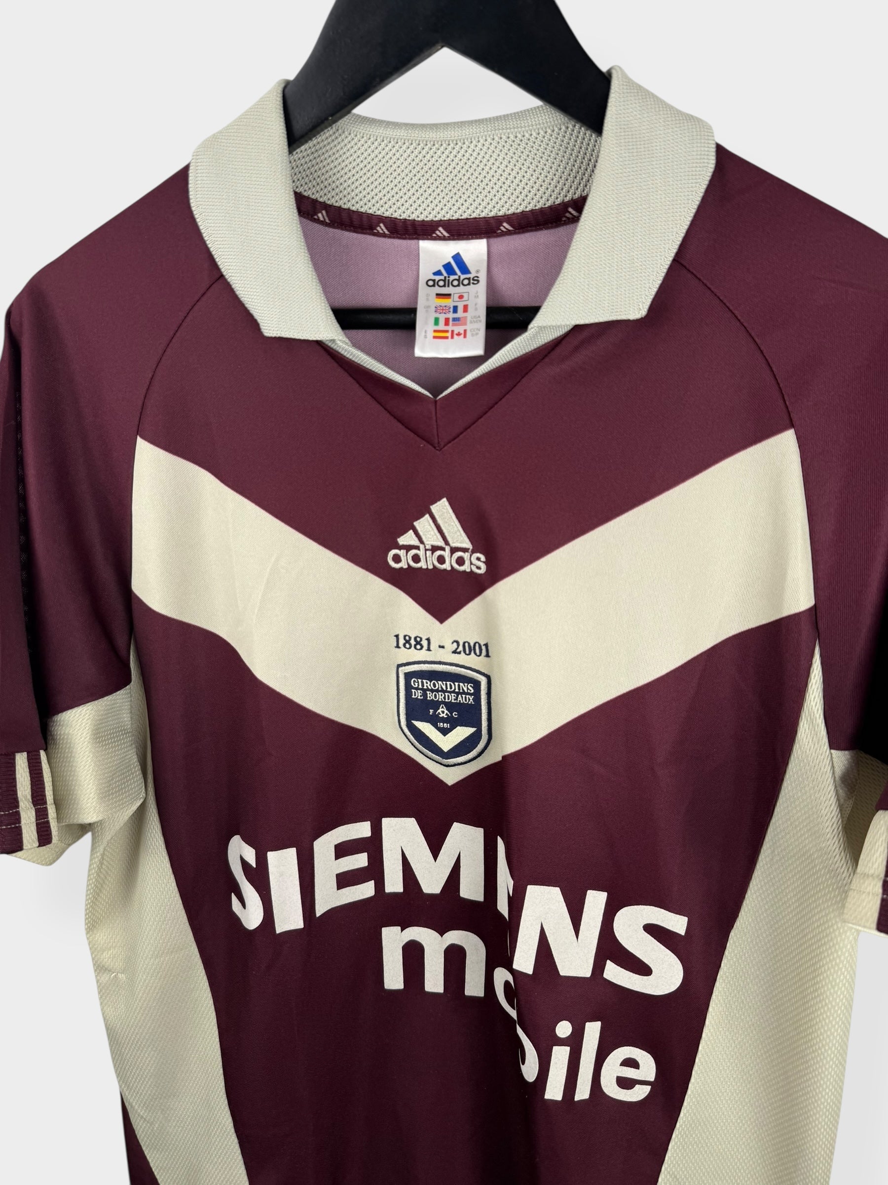 2001-02 BORDEAUX THIRD SHIRT S - Authentic Football Club
