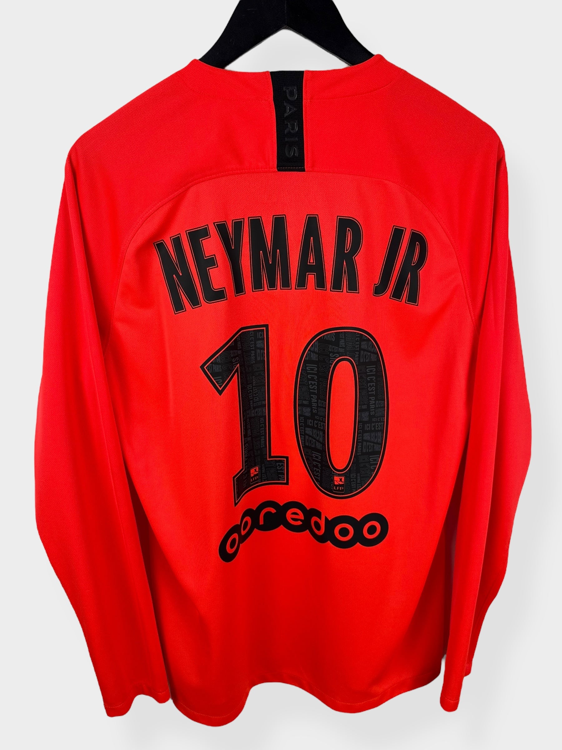 2019-20 PARIS SAINT-GERMAIN AWAY SHIRT LS NEYMAR JR #10 L - Authentic Football Club