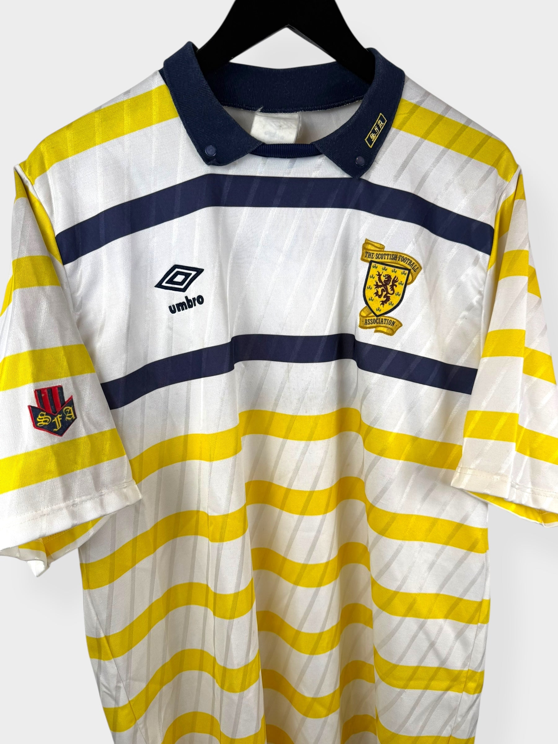 1988-91 SCOTLAND AWAY SHIRT XL - Authentic Football Club