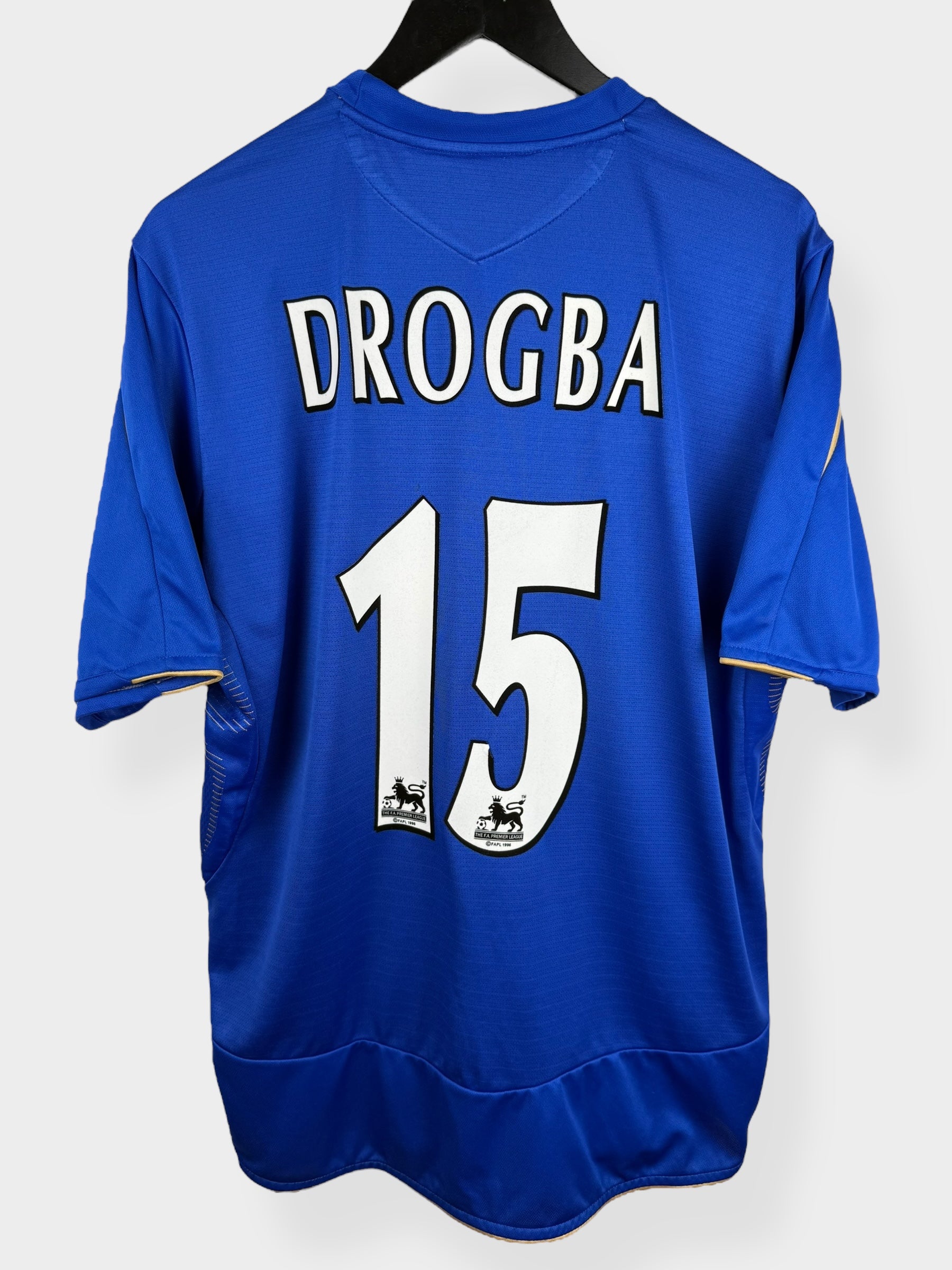 2005-06 CHELSEA HOME SHIRT DROGBA #15 XL