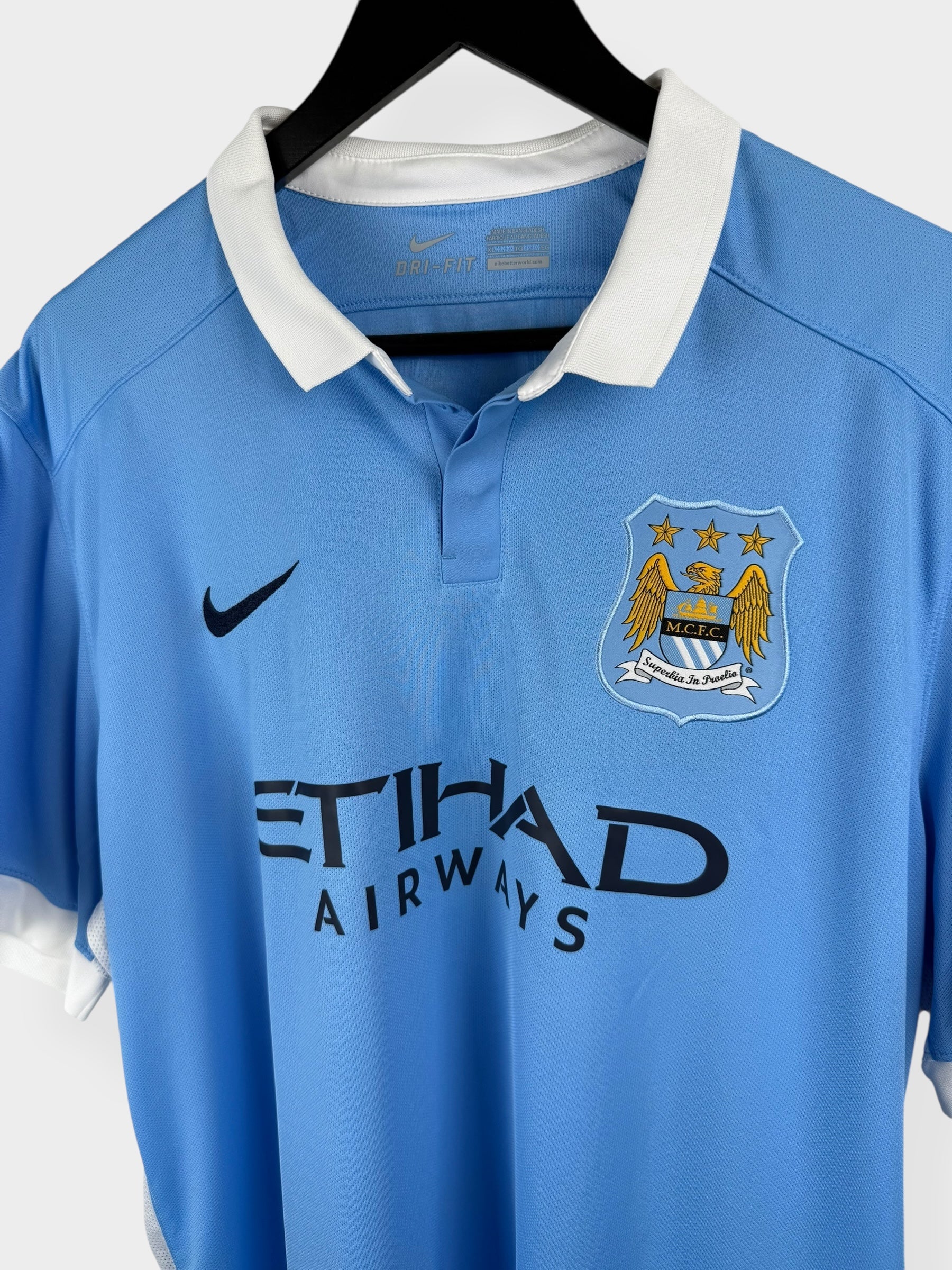 2015-16 MANCHESTER CITY HEIMTRIKOT SILVA #21 XL