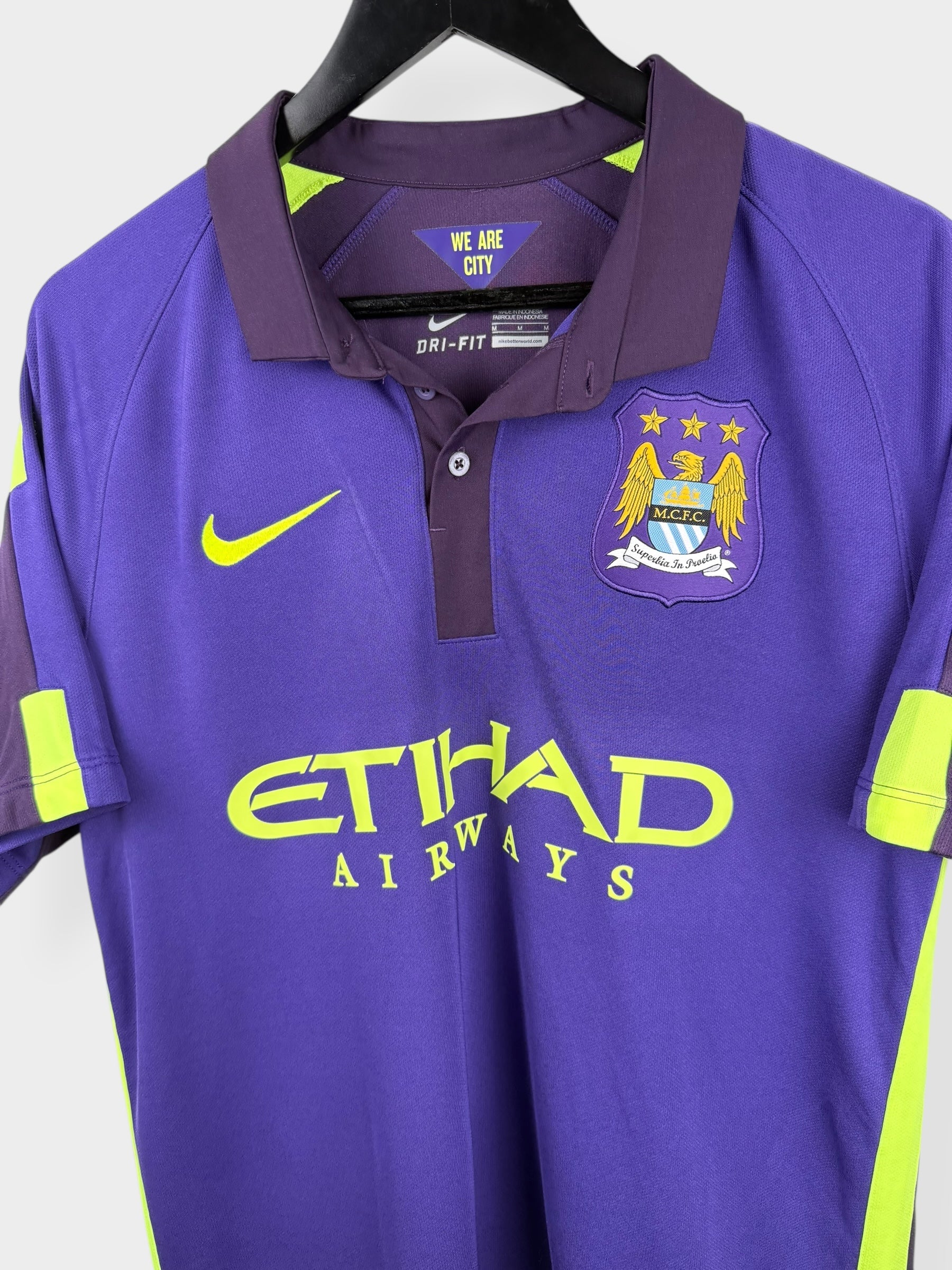 2014-15 MANCHESTER CITY THIRD SHIRT SILVA #21 M