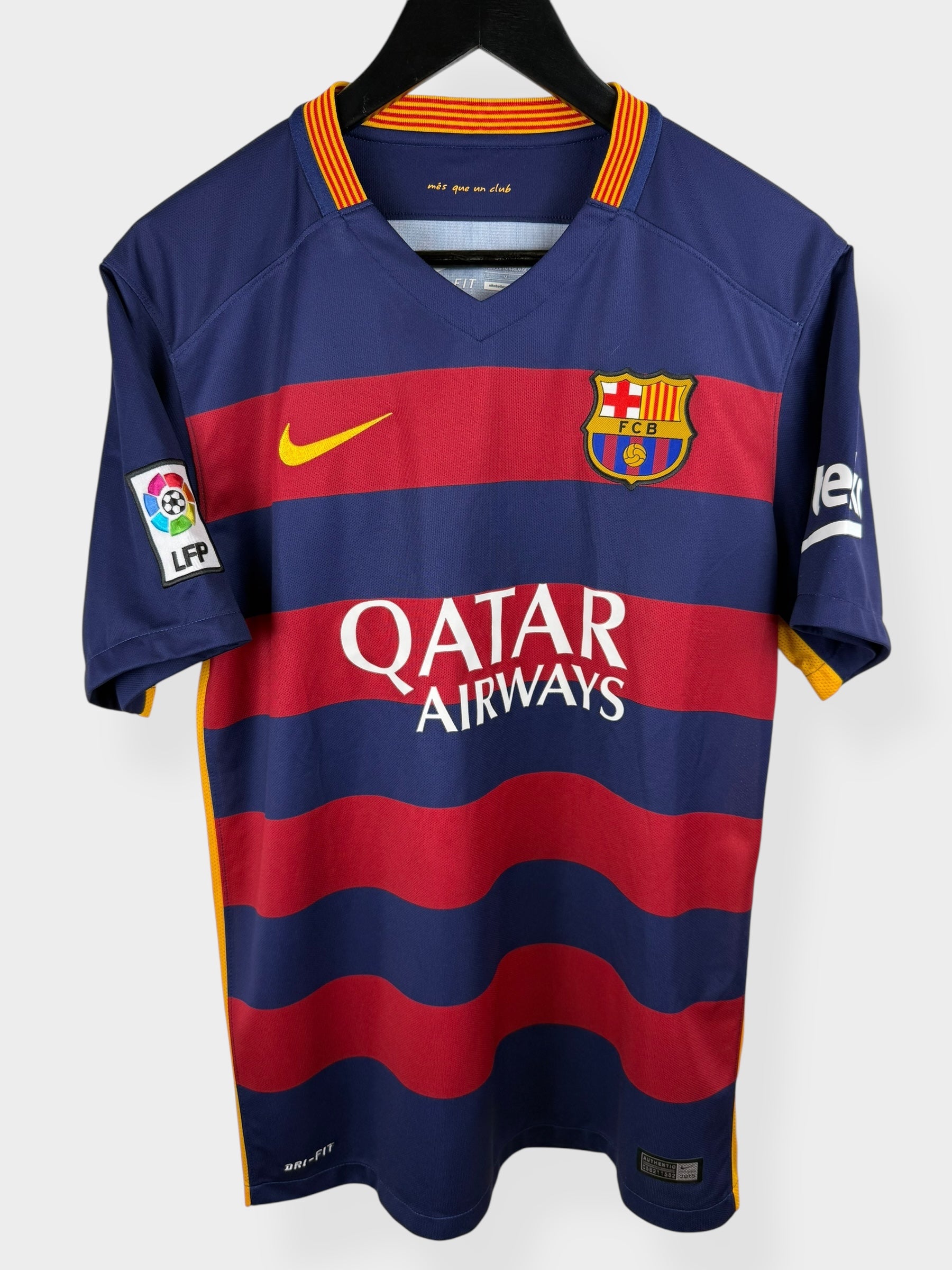 2015-16 BARCELONA HOME SHIRT MESSI #10 M - Authentic Football Club