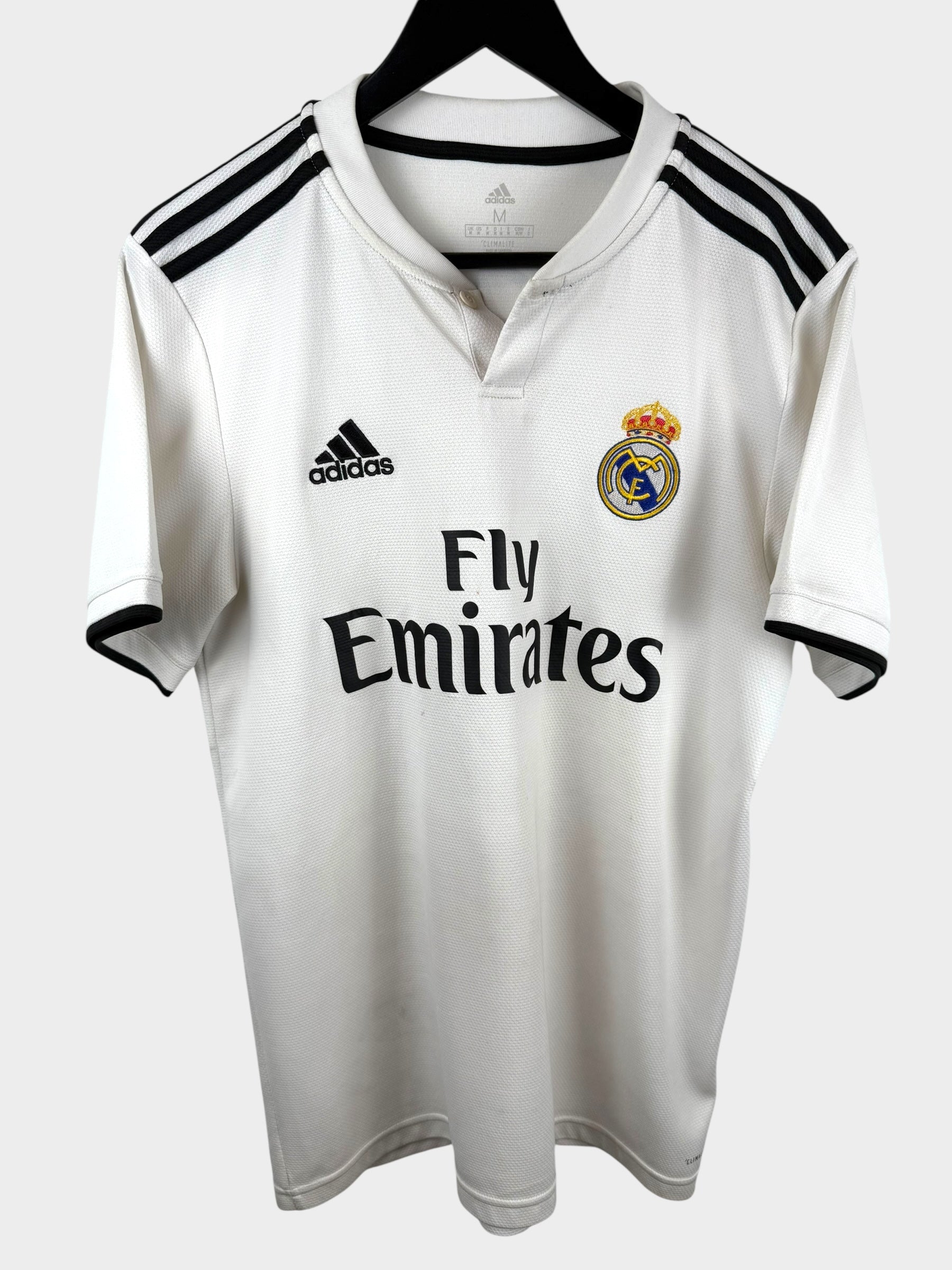 2018-19 REAL MADRID HOME SHIRT BENZEMA #9 M