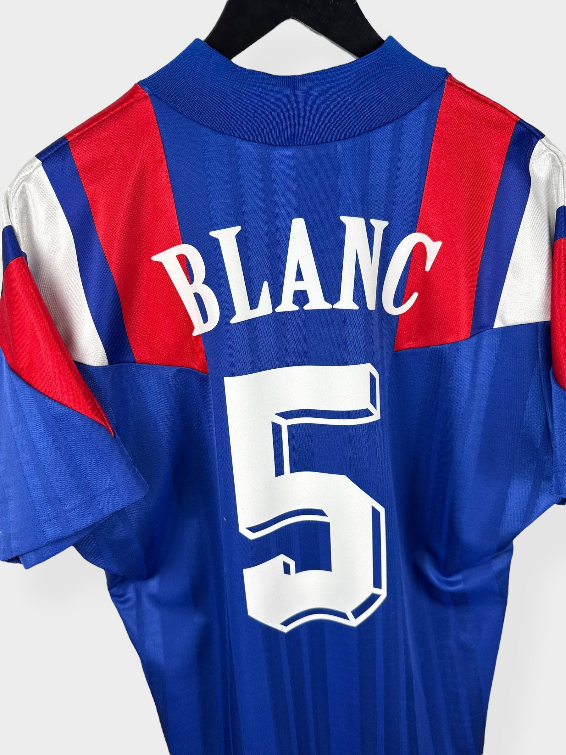 1992-93 FRANCE HOME SHIRT BLANC #5 M - Authentic Football Club