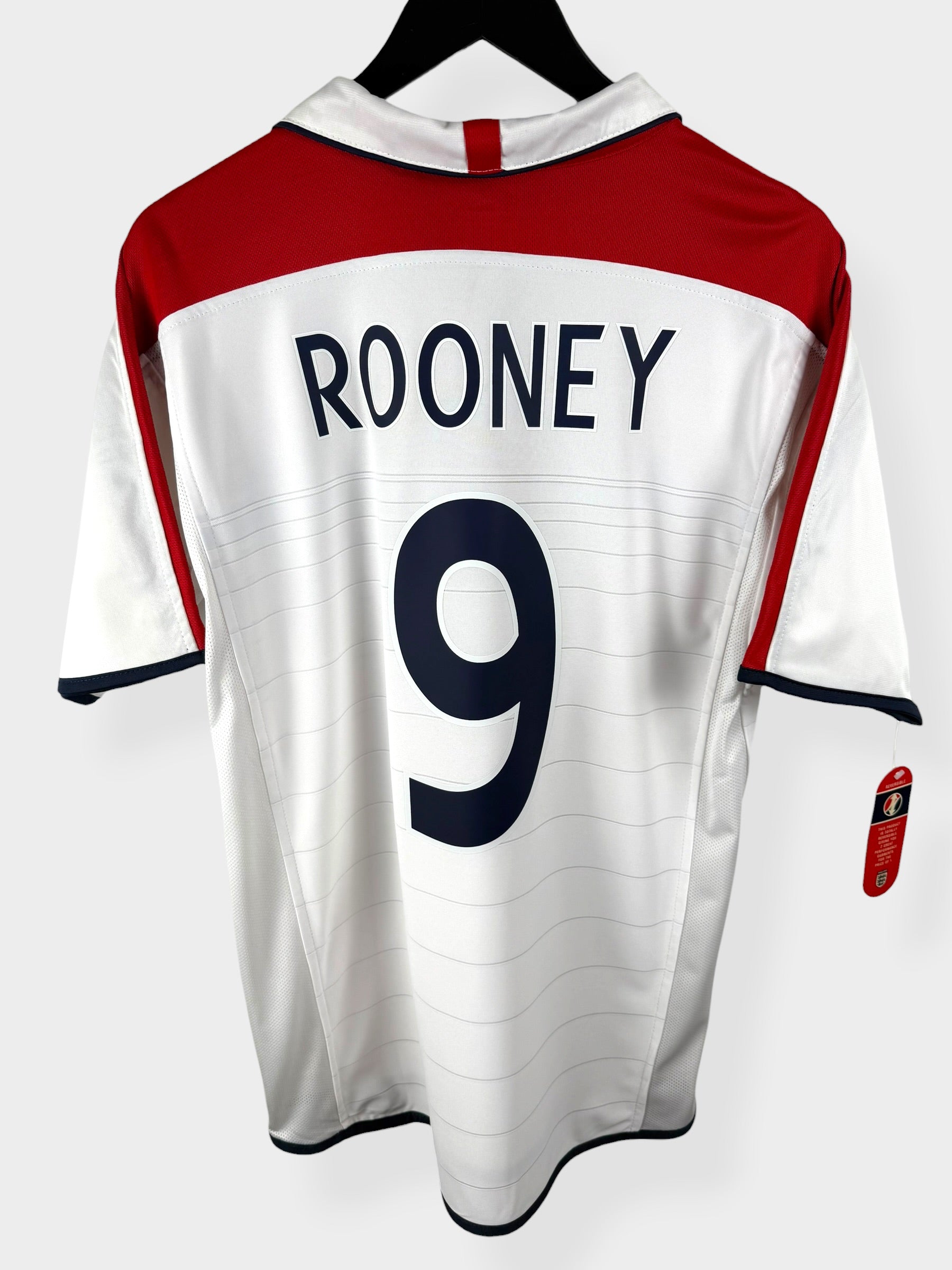 2003-05 ENGLAND HOME SHIRT ROONEY #9 M