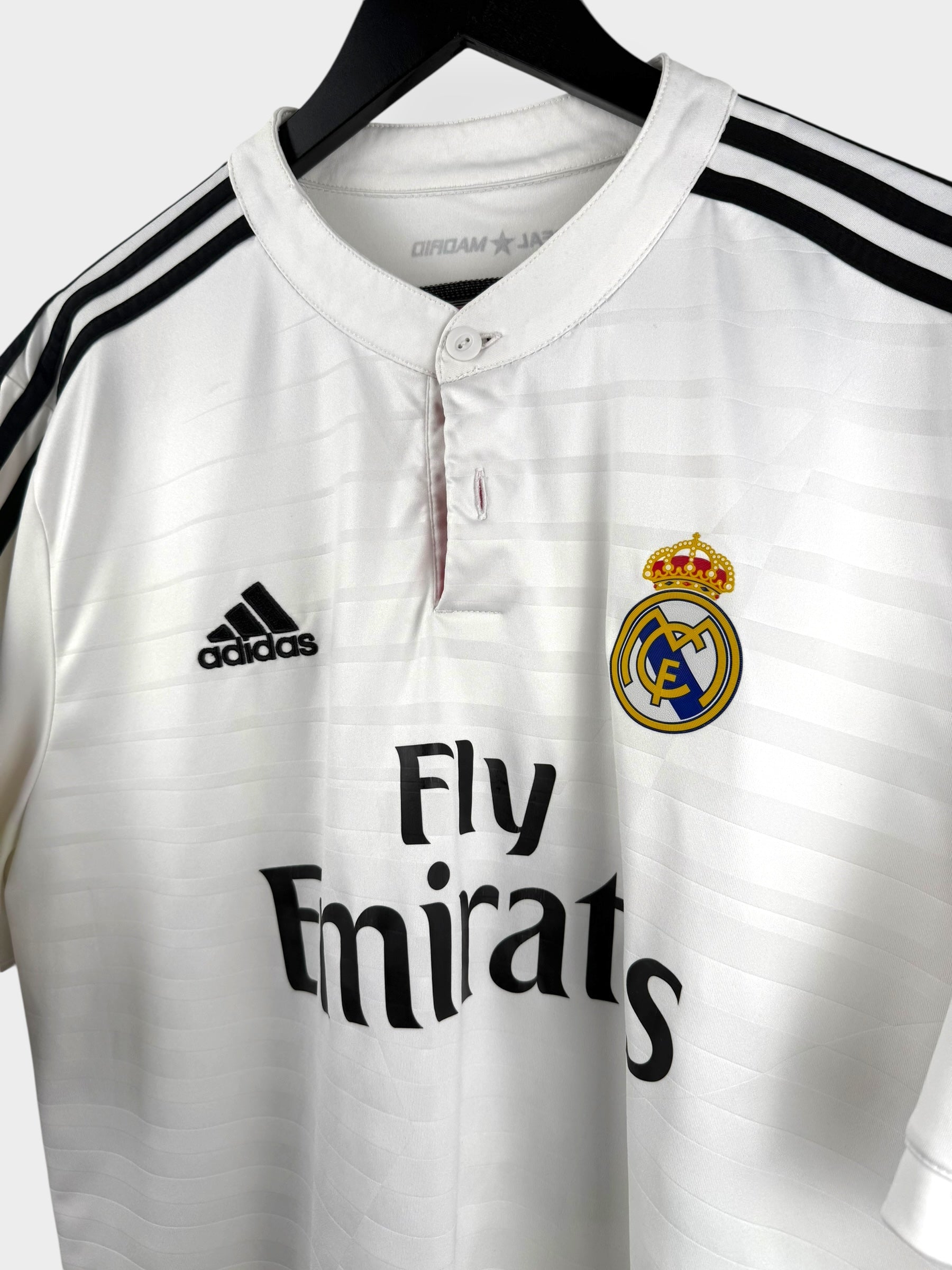 2014-15 REAL MADRID HOME SHIRT JAMES #10 XL - Authentic Football Club