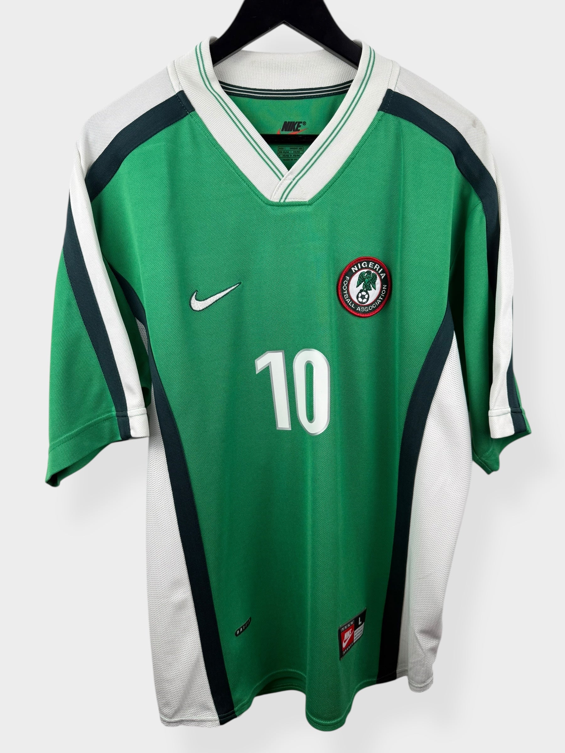 1998-00 NIGERIA HOME SHIRT OKOCHA #10 L