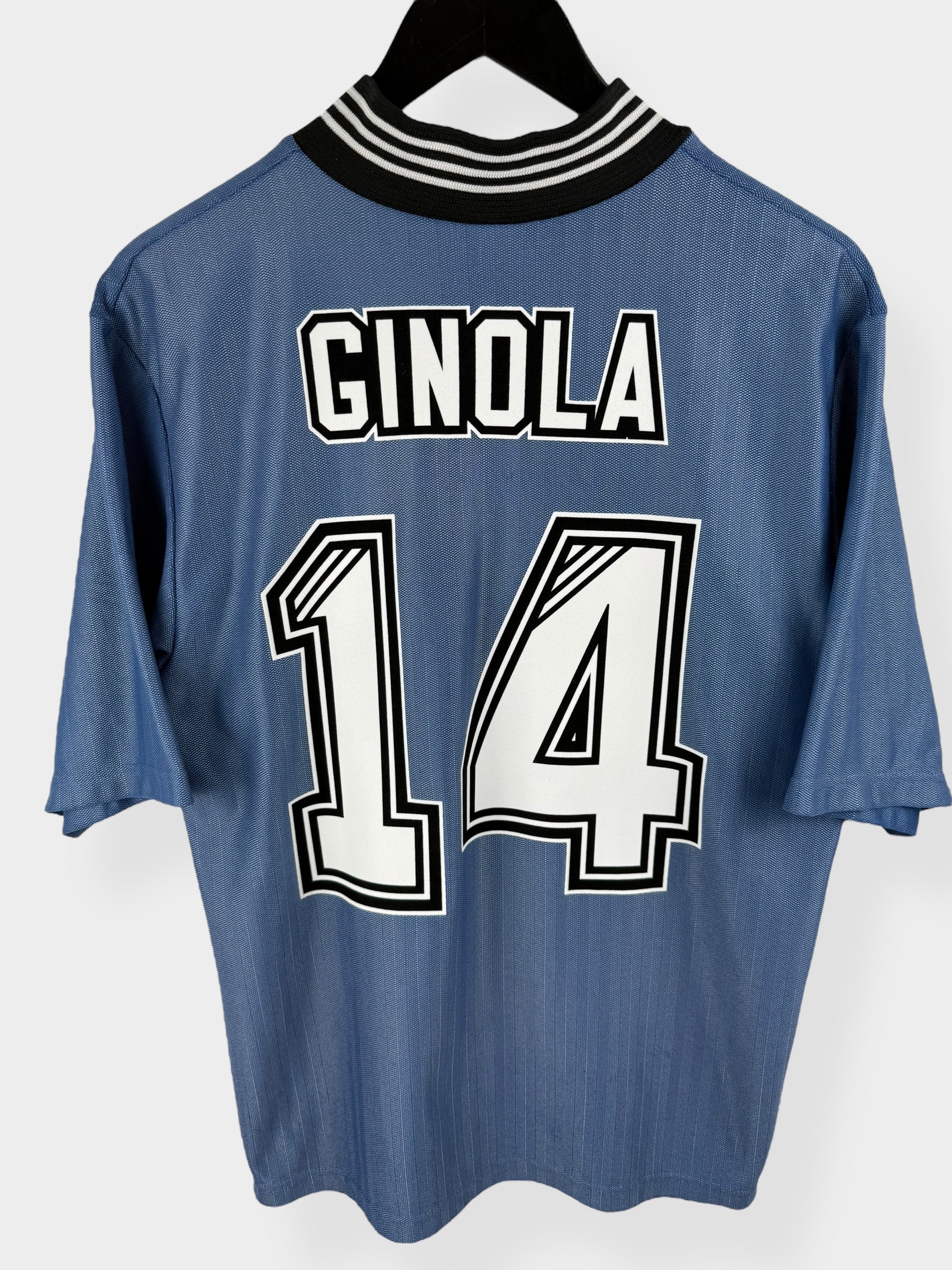 1996-97 NEWCASTLE UNITED AWAY SHIRT GINOLA #14 M