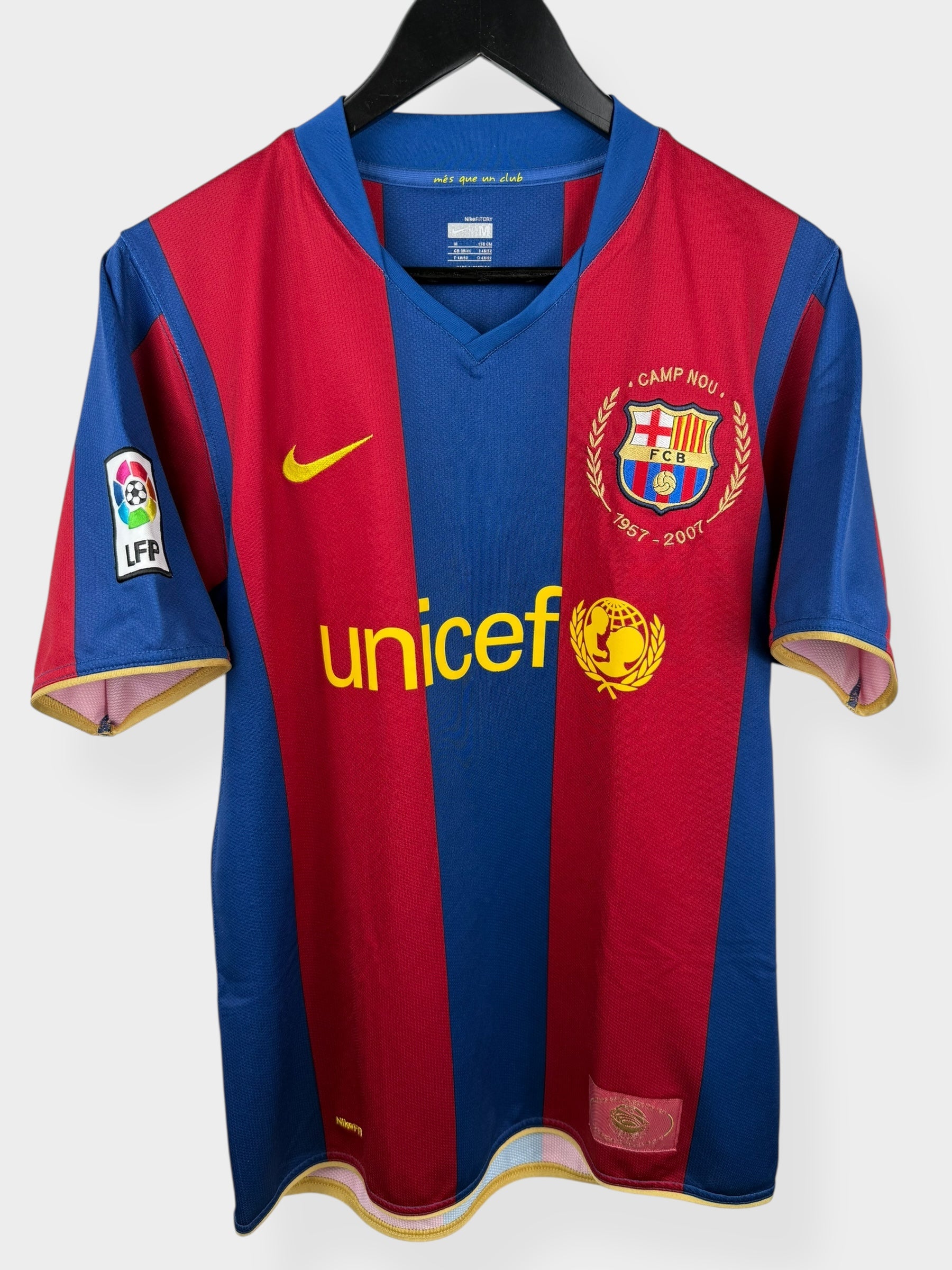 2007-08 BARCELONA HOME SHIRT MESSI #19 M