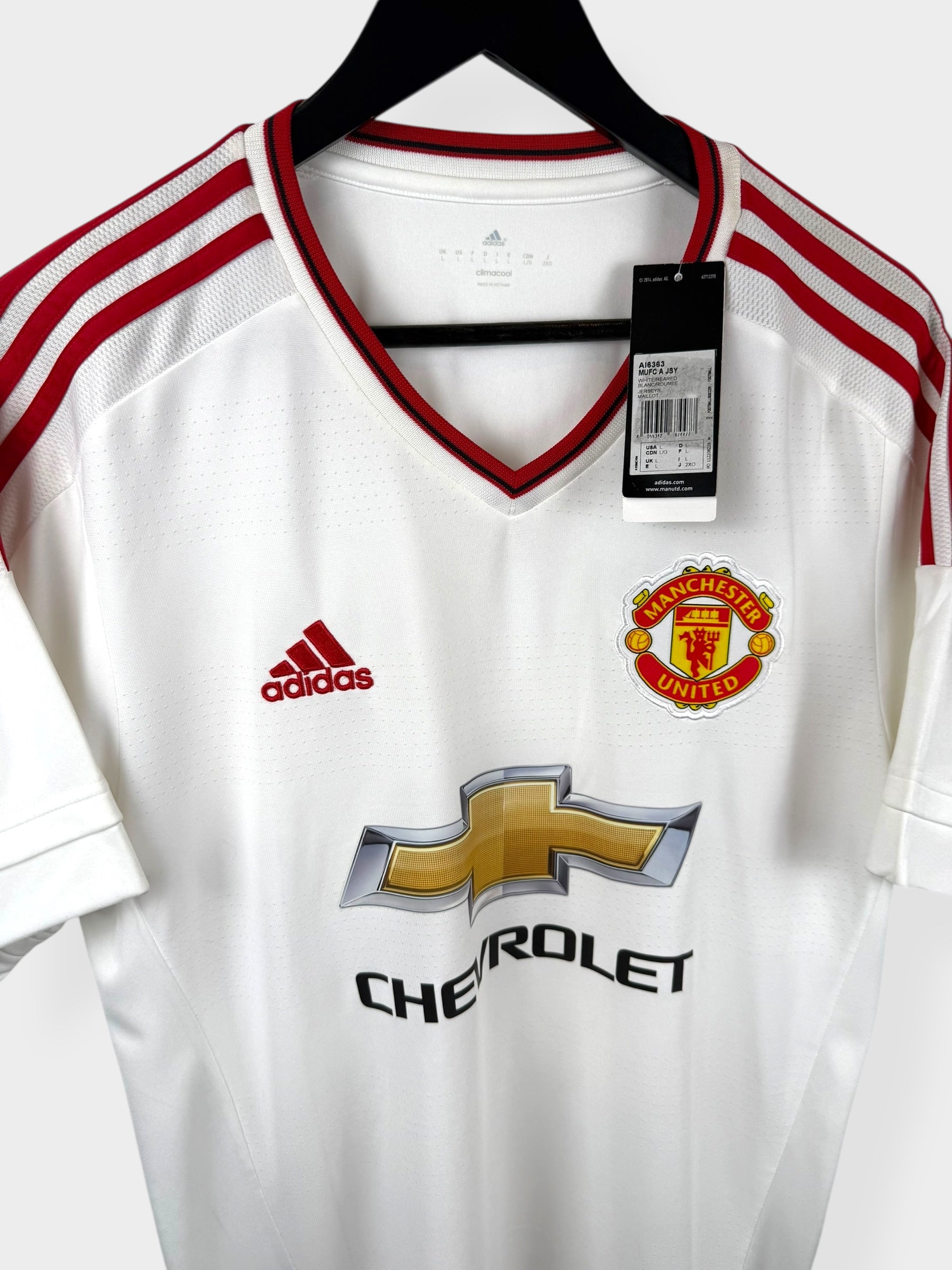 2015-16 MANCHESTER UNITED AWAY SHIRT L - Authentic Football Club