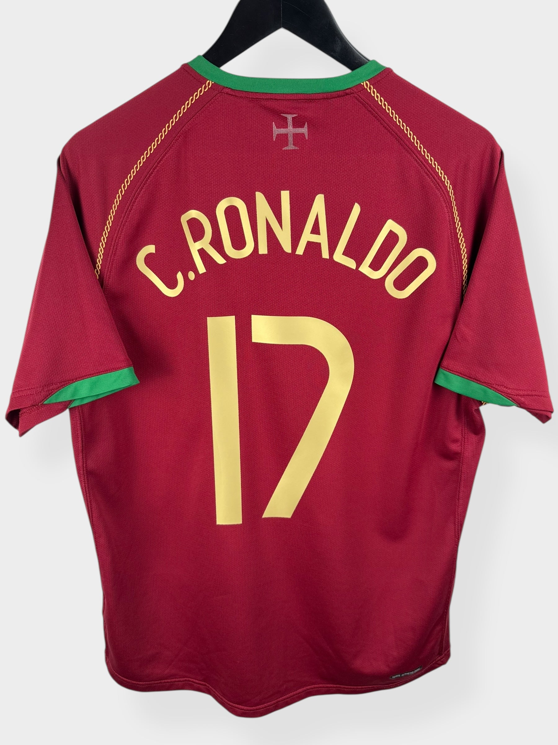2006-08 PORTUGAL HOME SHIRT RONALDO #17 M - Authentic Football Club