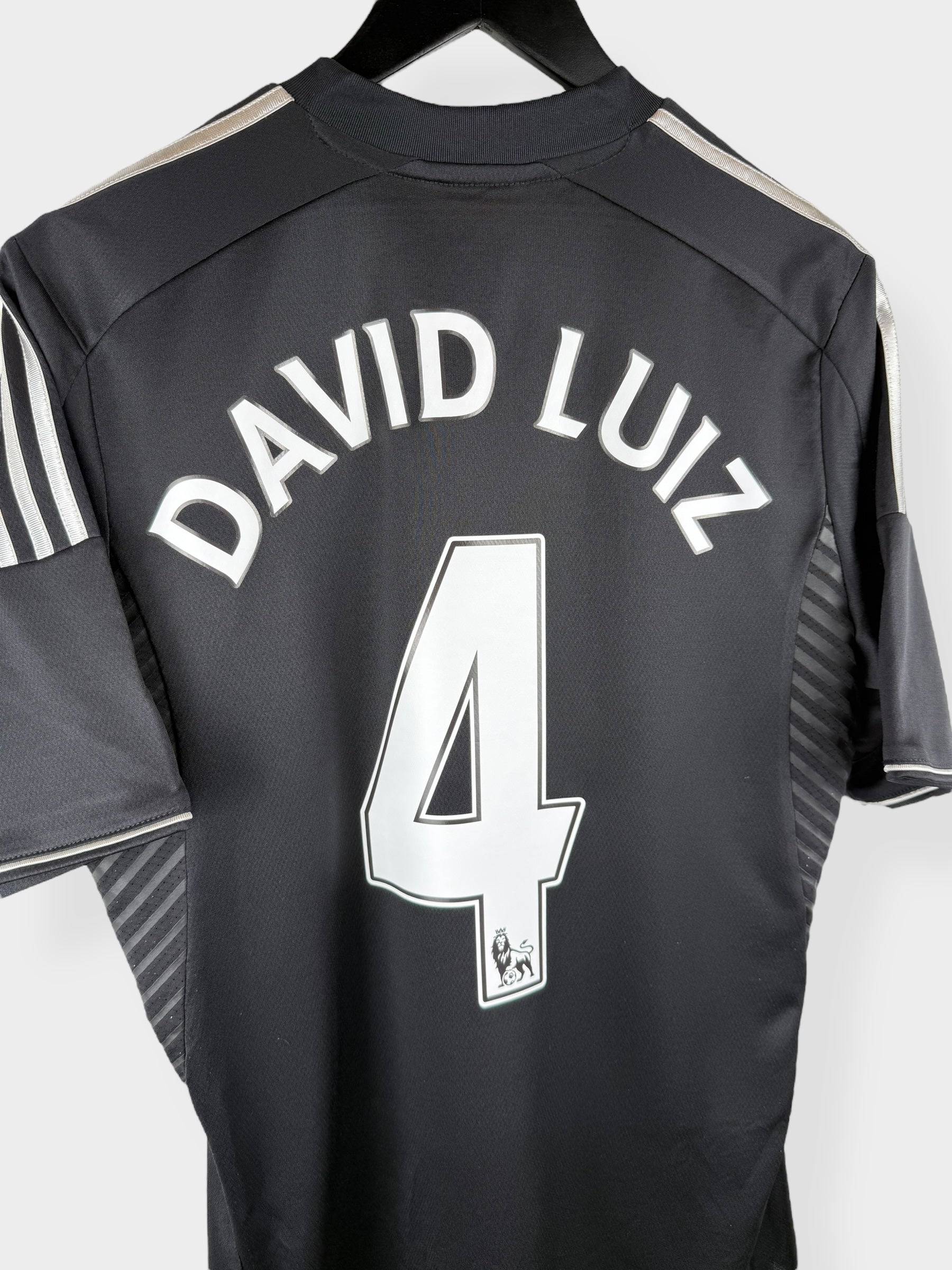 2013-14 CHELSEA DERDE SHIRT DAVID LUIZ #4 L