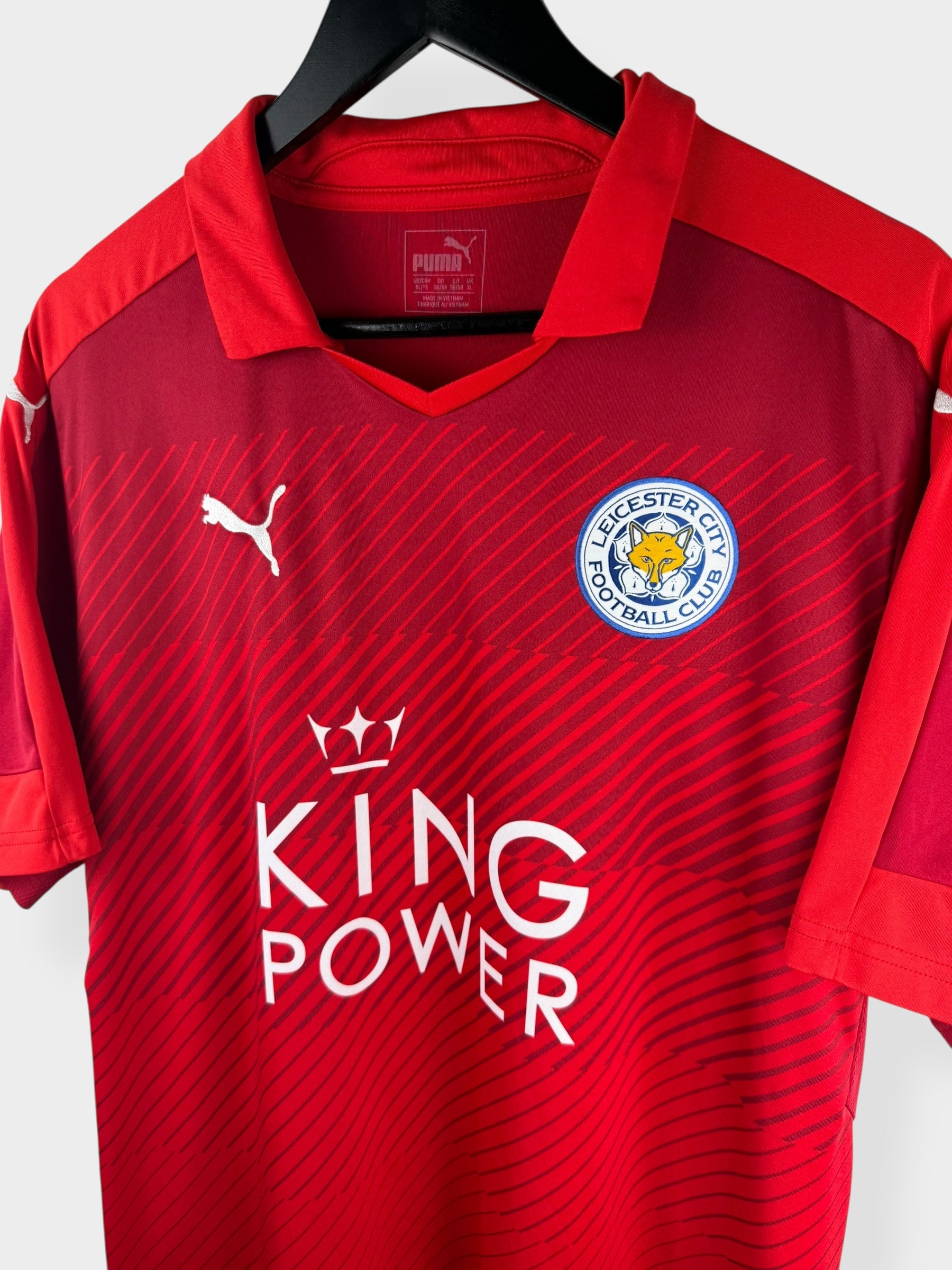 2016-17 LEICESTER CITY AWAY SHIRT VARDY #9 XL