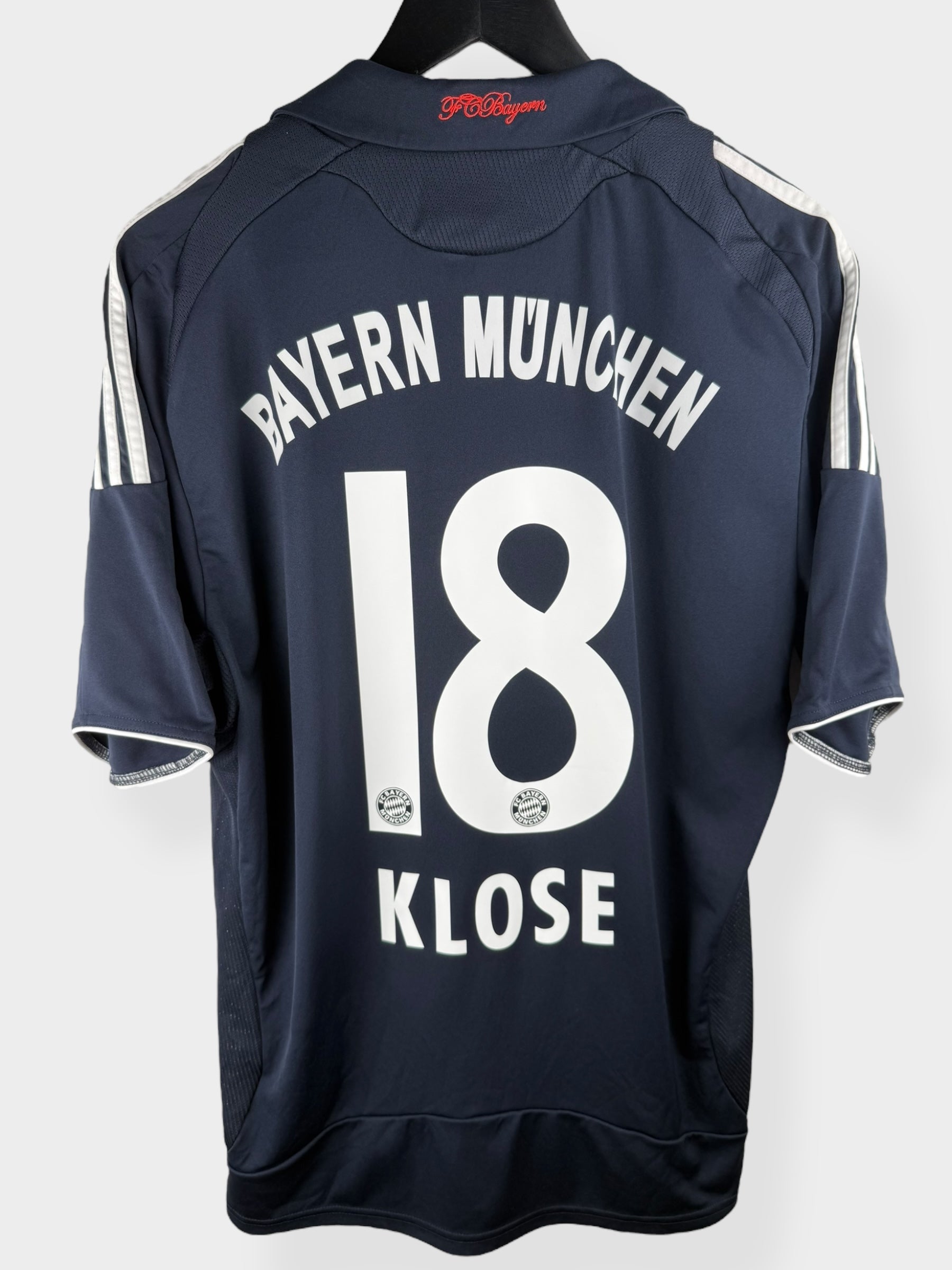 2008-09 BAYERN MUNICH AWAY SHIRT KLOSE #18 L