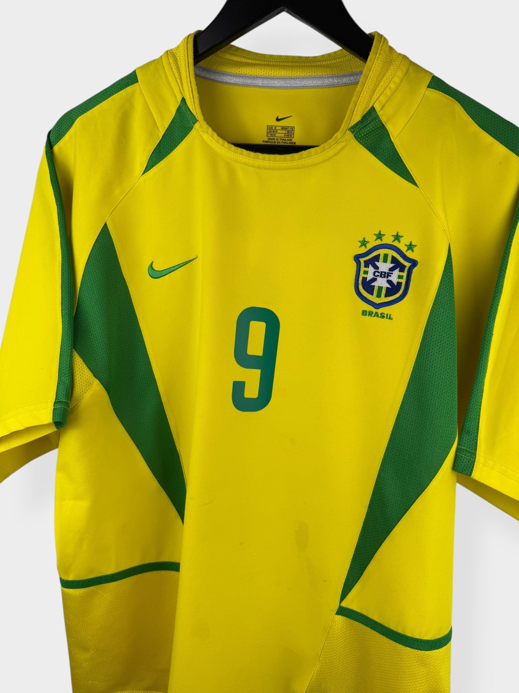 2002-04 BRAZIL HEIMTRIKOT RONALDO #9 M