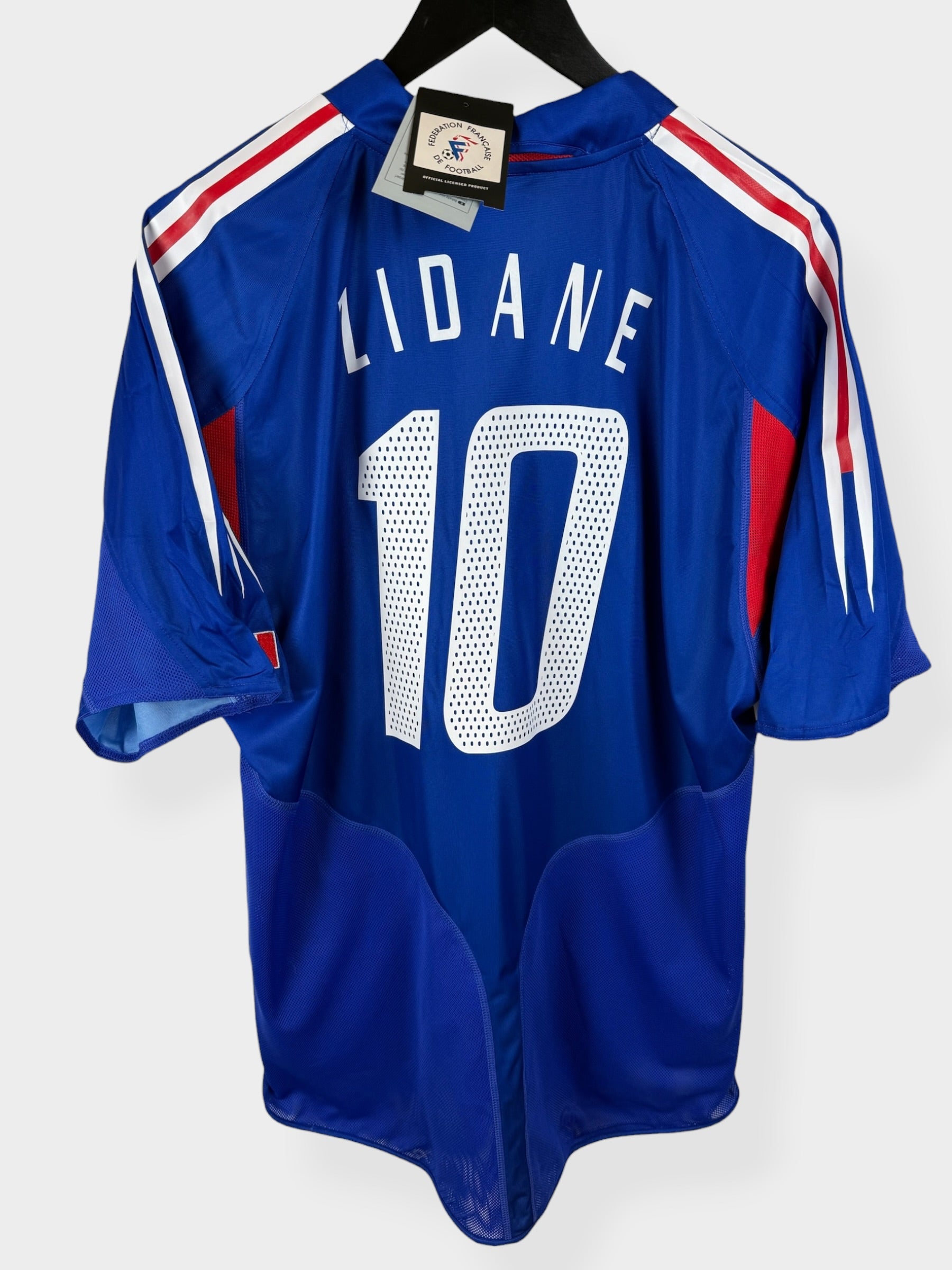 MAILLOT DOMICILE FRANCE 2004-06 ZIDANE #10 XL