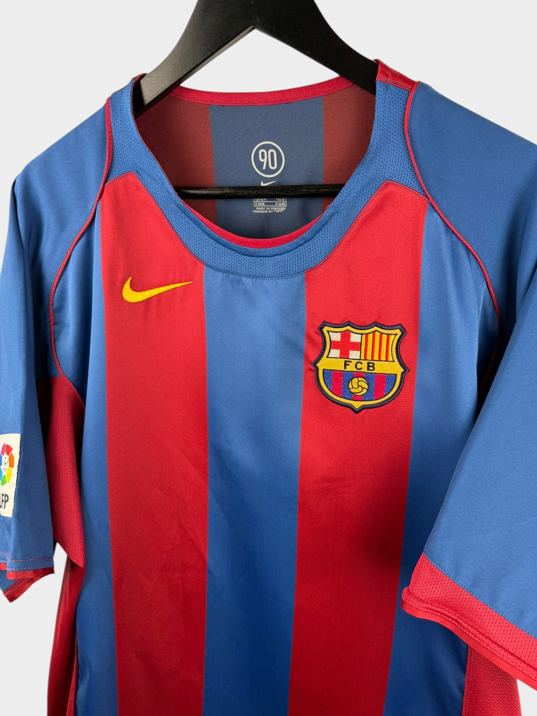 2004-05 BARCELONA HOME SHIRT MESSI #30 XL - Authentic Football Club