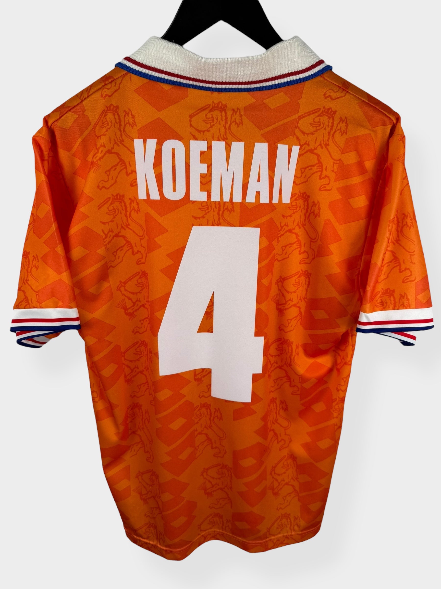 1994-95 NETHERLANDS HOME SHIRT KOEMAN #4 S - Authentic Football Club