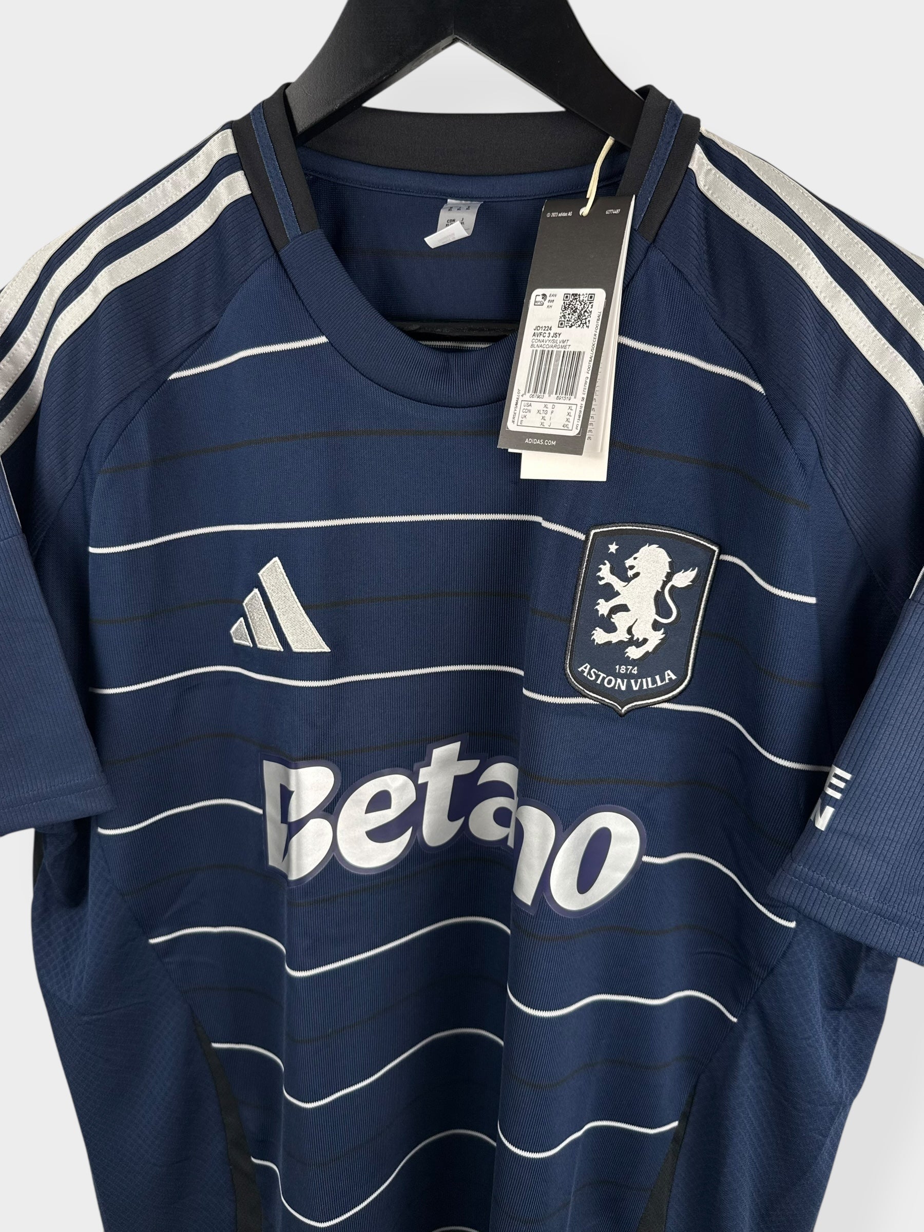 2024-25 ASTON VILLA THIRD SHIRT RASHFORD #9 XL - Authentic Football Club