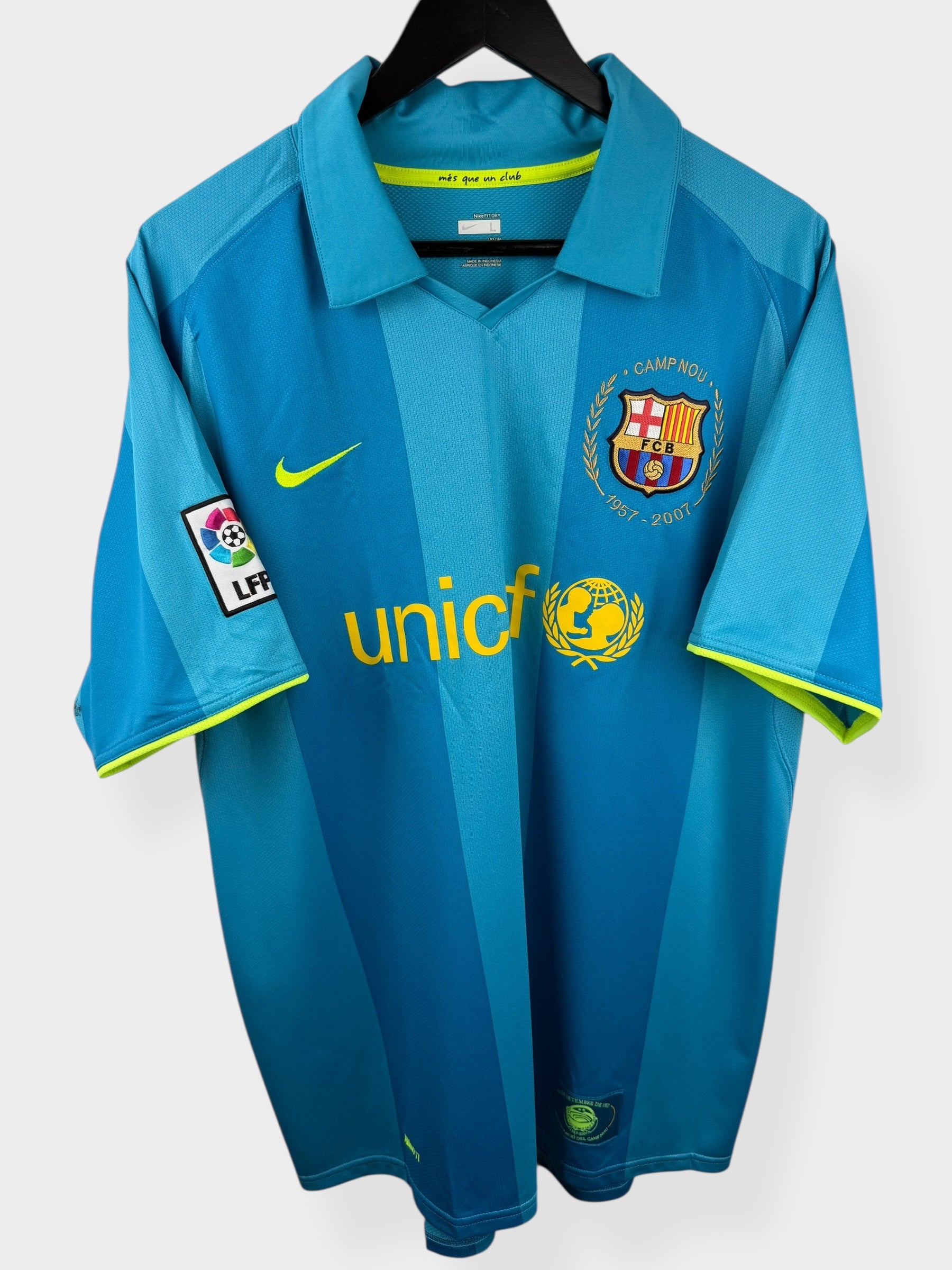 2007-08 BARCELONA UITSHIRT RONALDINHO #10 L