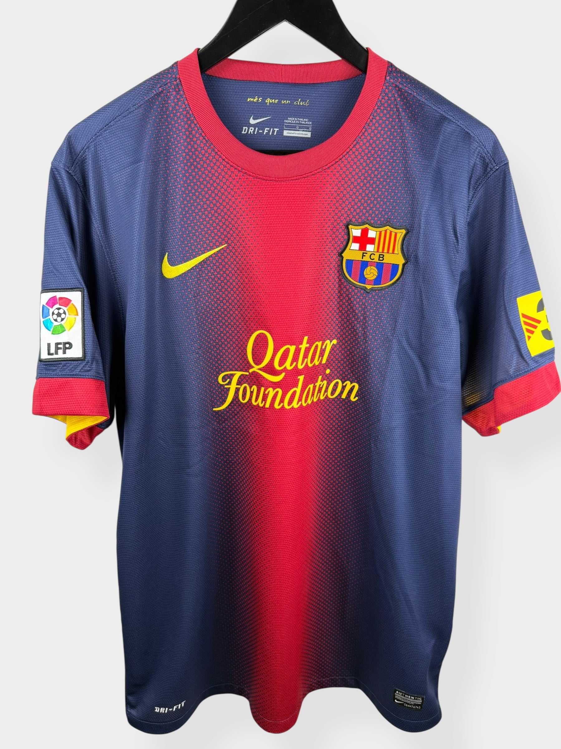 2012-13 BARCELONA HOME SHIRT MESSI #10 L - Authentic Football Club