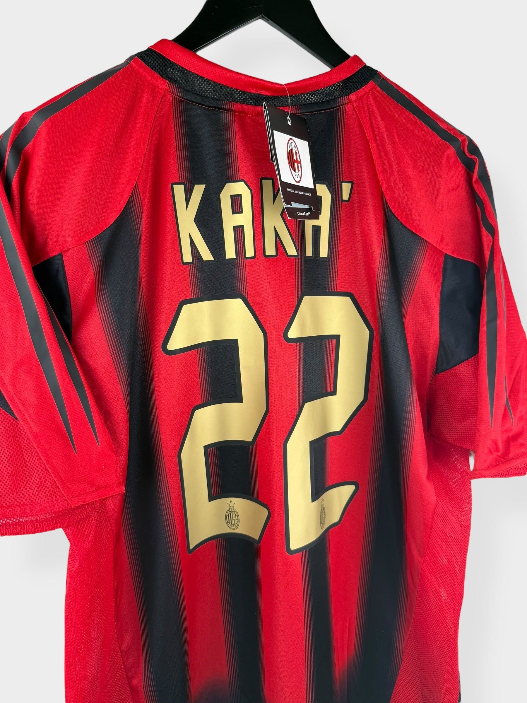 2004-05 AC MILAN HOME SHIRT KAKA #22 L