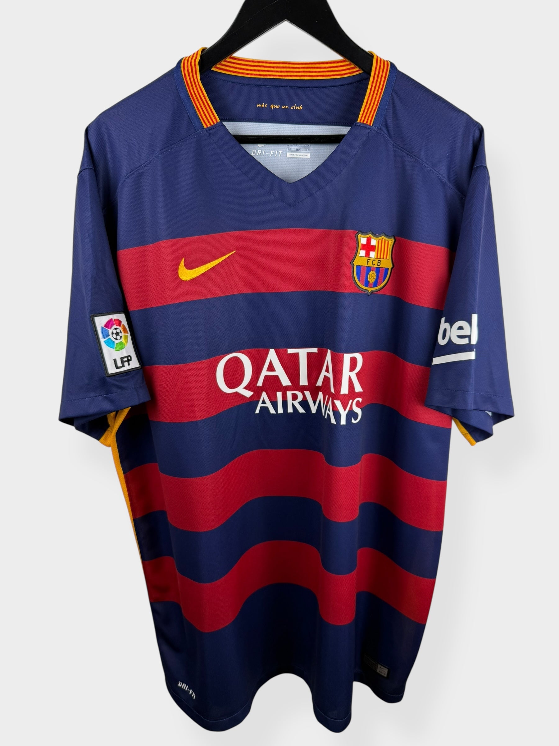 2015-16 BARCELONA HOME SHIRT MESSI #10 XXL - Authentic Football Club