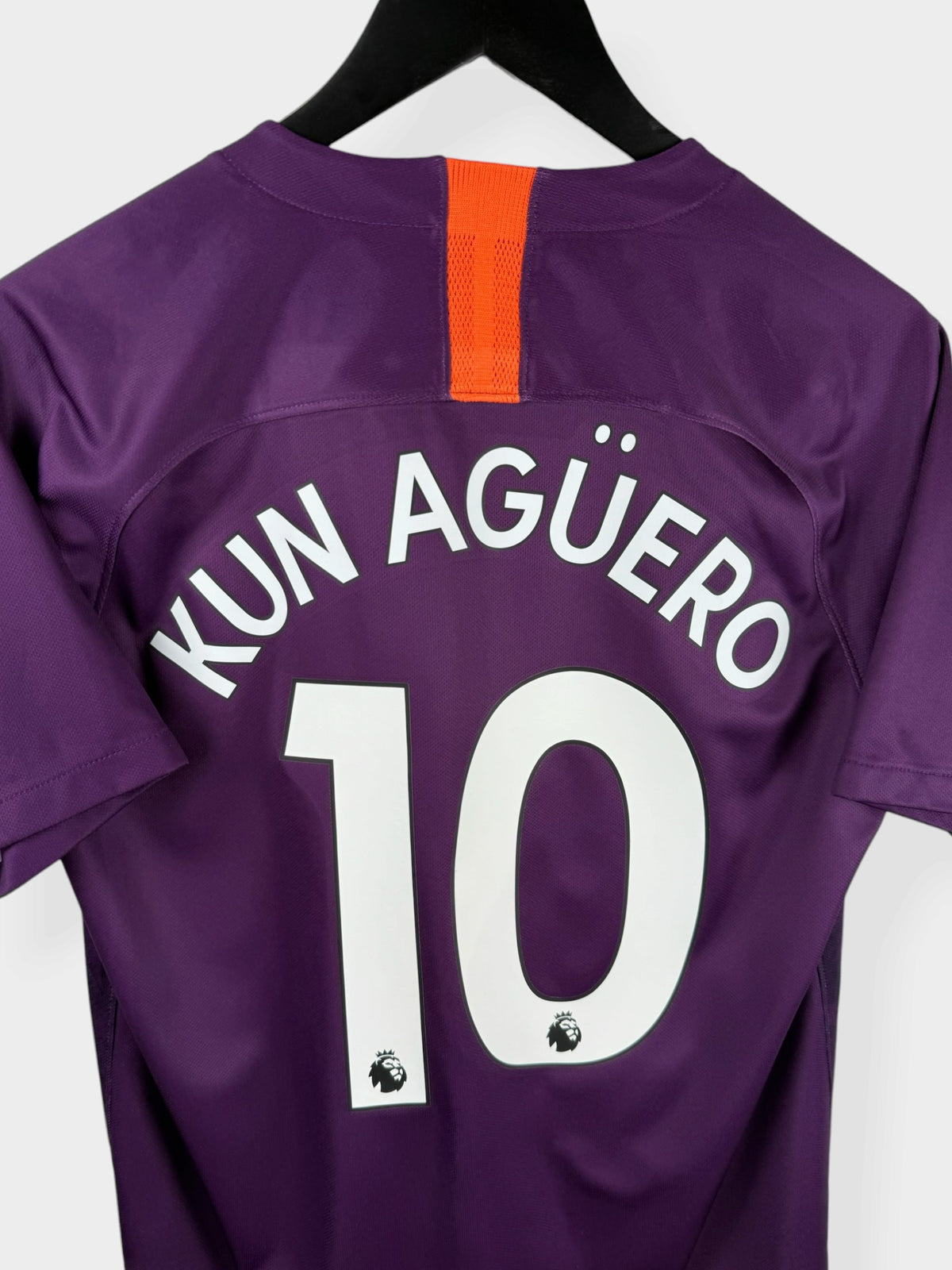 2018-19 MANCHESTER CITY THIRD SHIRT KUN AGUERO #10 M - Authentic Football Club