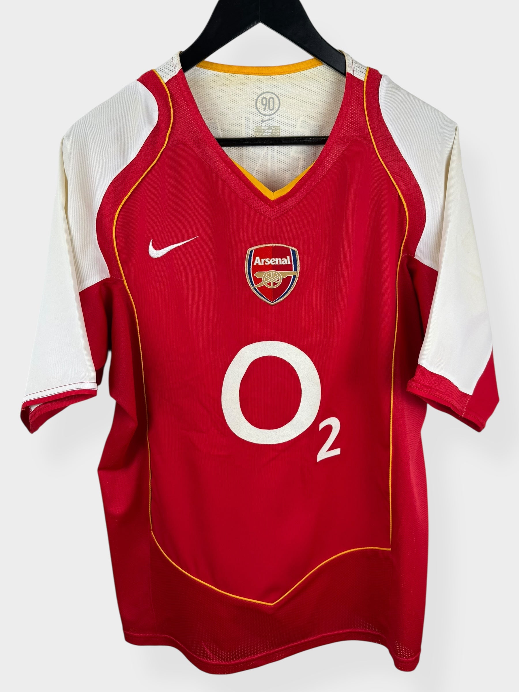 2004-05 ARSENAL HOME SHIRT HENRY #14 L - Authentic Football Club
