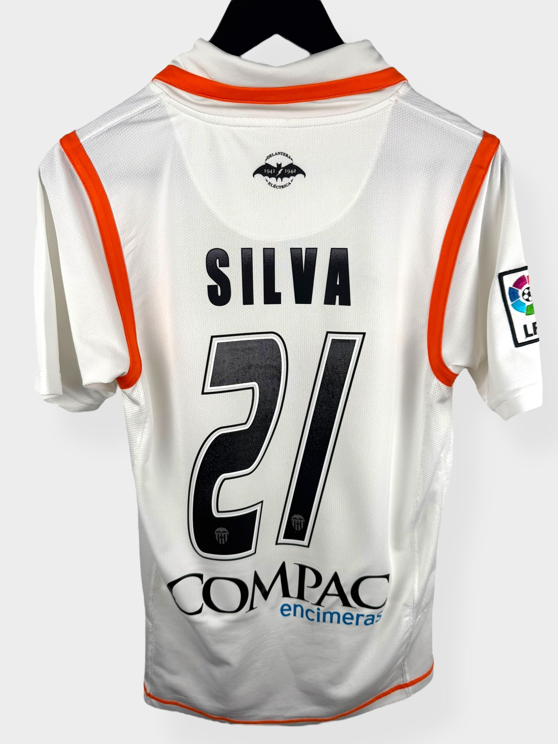 2007-08 VALENCIA HOME SHIRT SILVA #21 S
