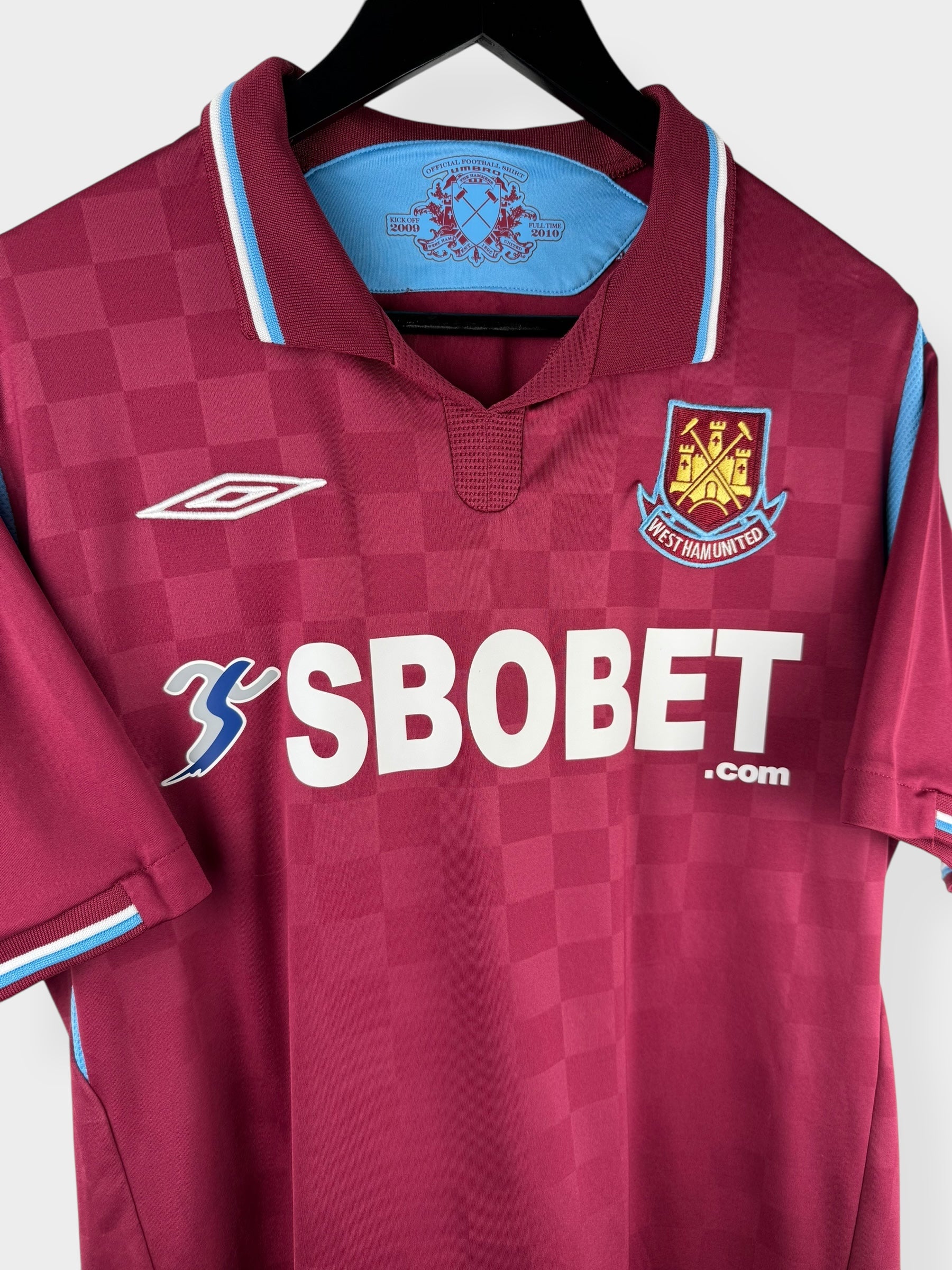 2009-10 WEST HAM UNITED HOME SHIRT L
