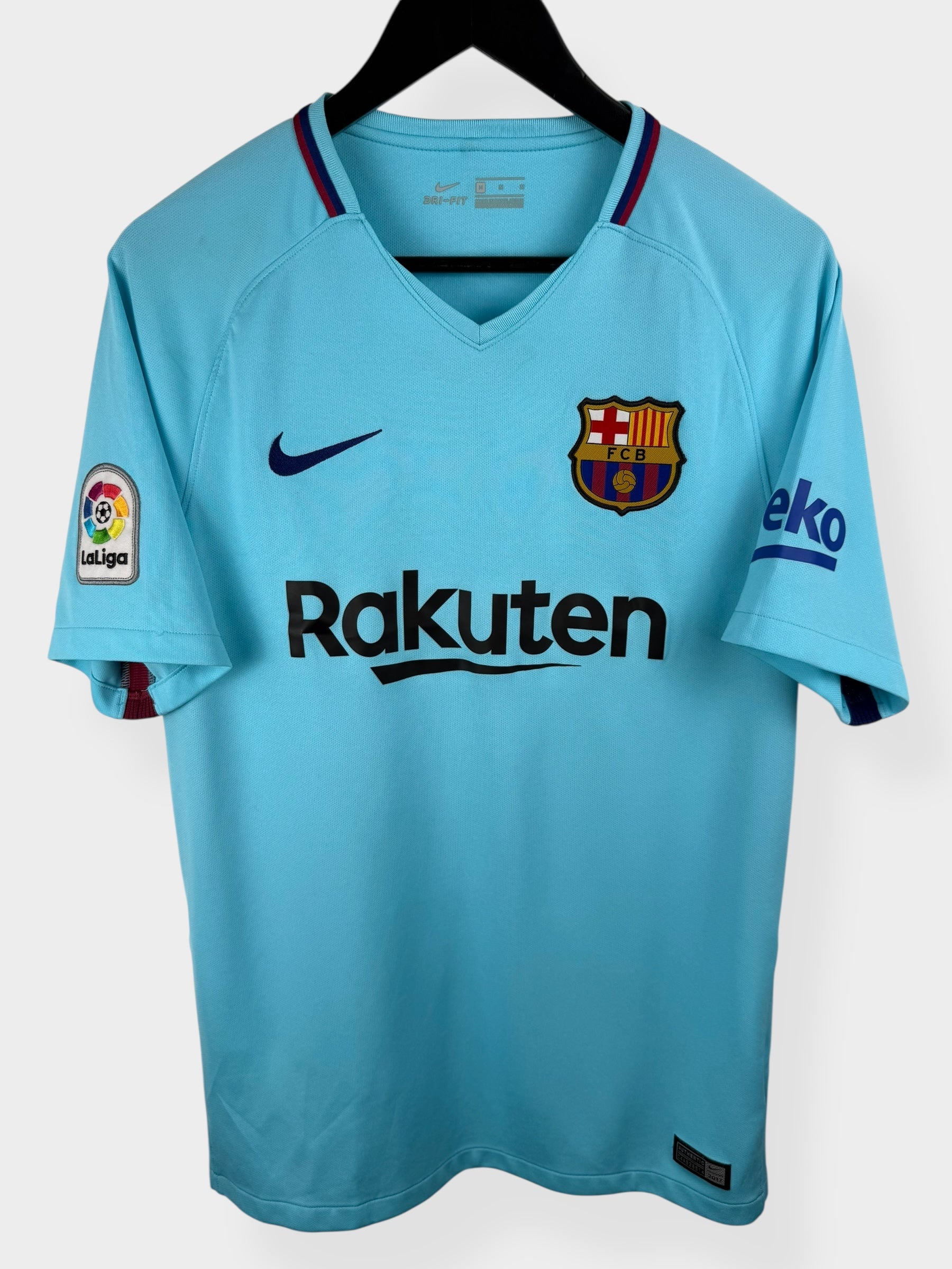 2017-18 BARCELONA AWAY SHIRT MESSI #10 M