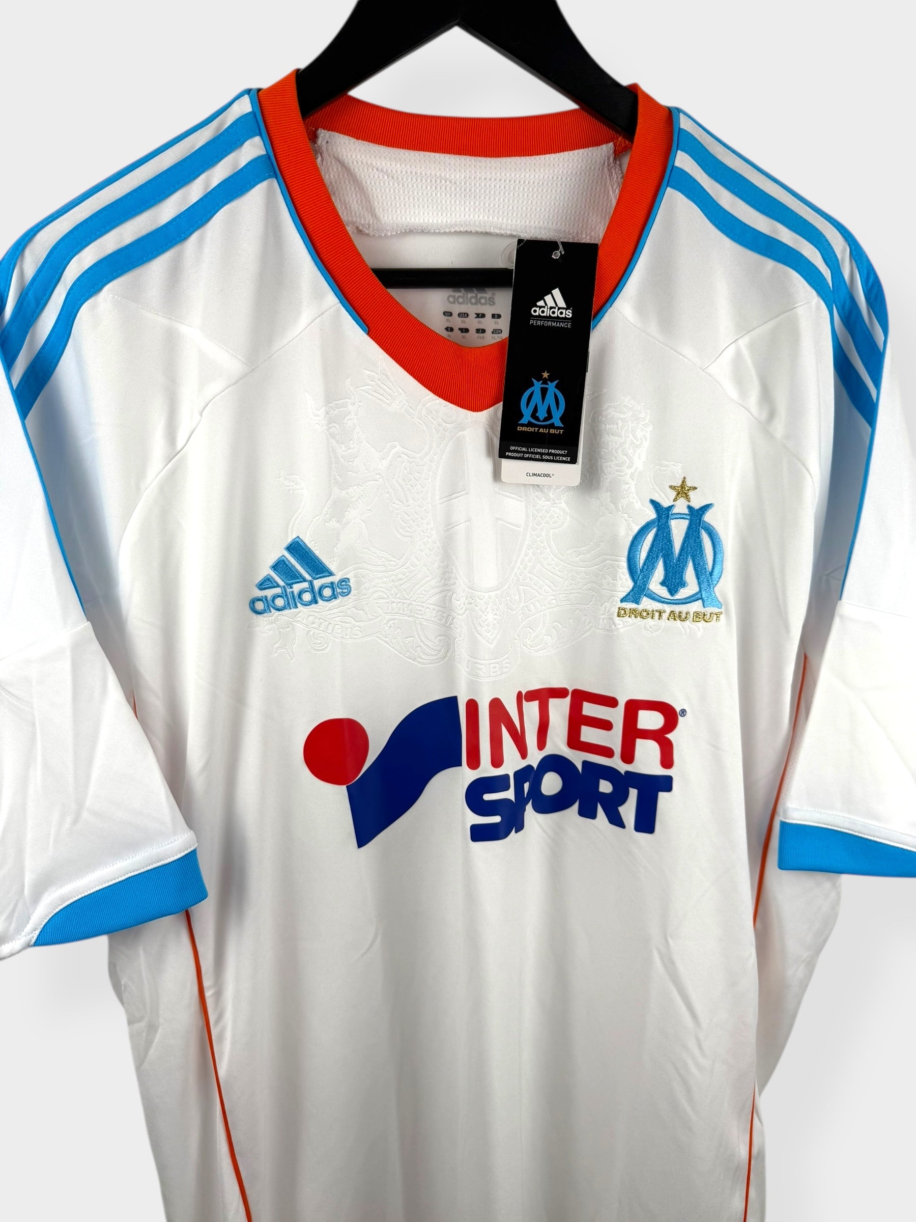 2012-13 OLYMPIQUE MARSEILLE HOME SHIRT XL - Authentic Football Club