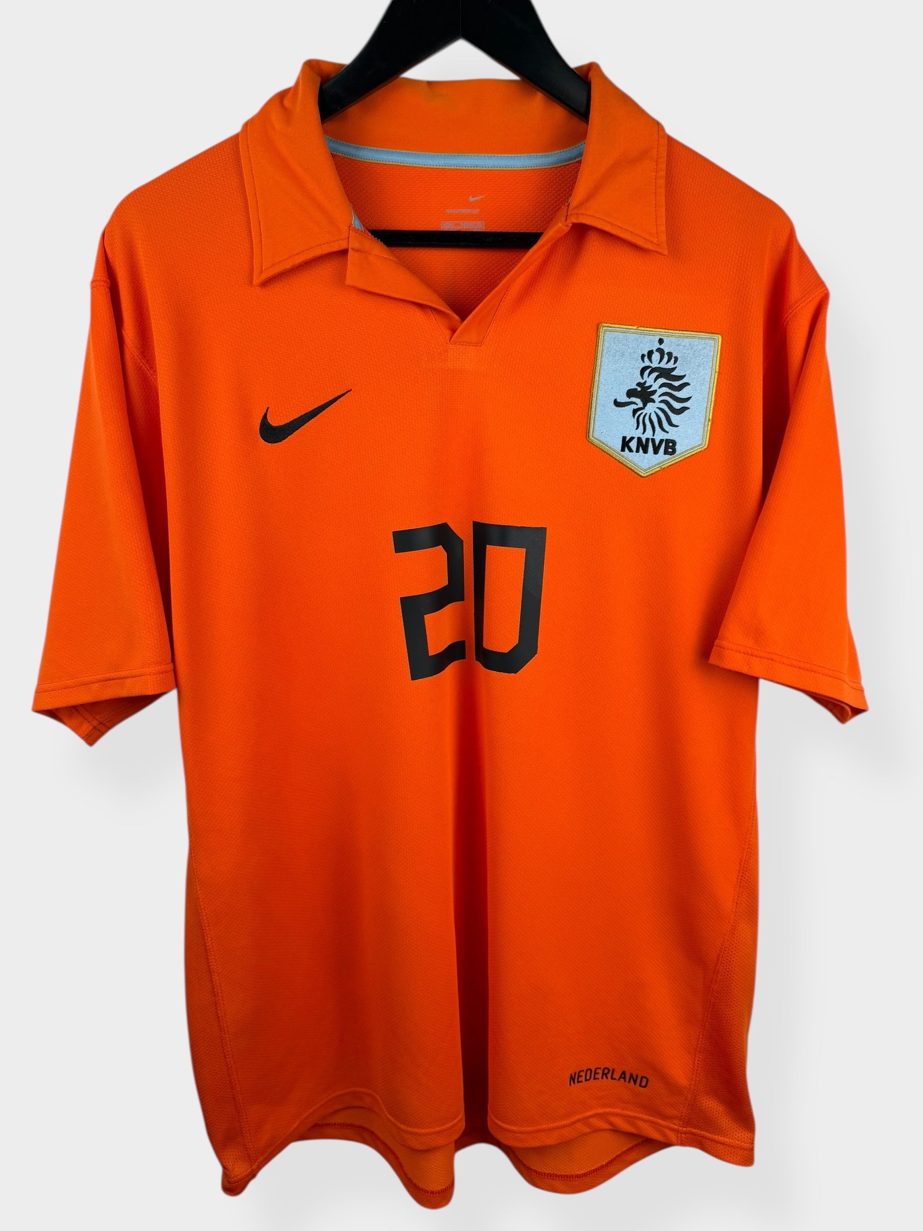 2006-08 NETHERLANDS HOME SHIRT SNEIJDER #20 L