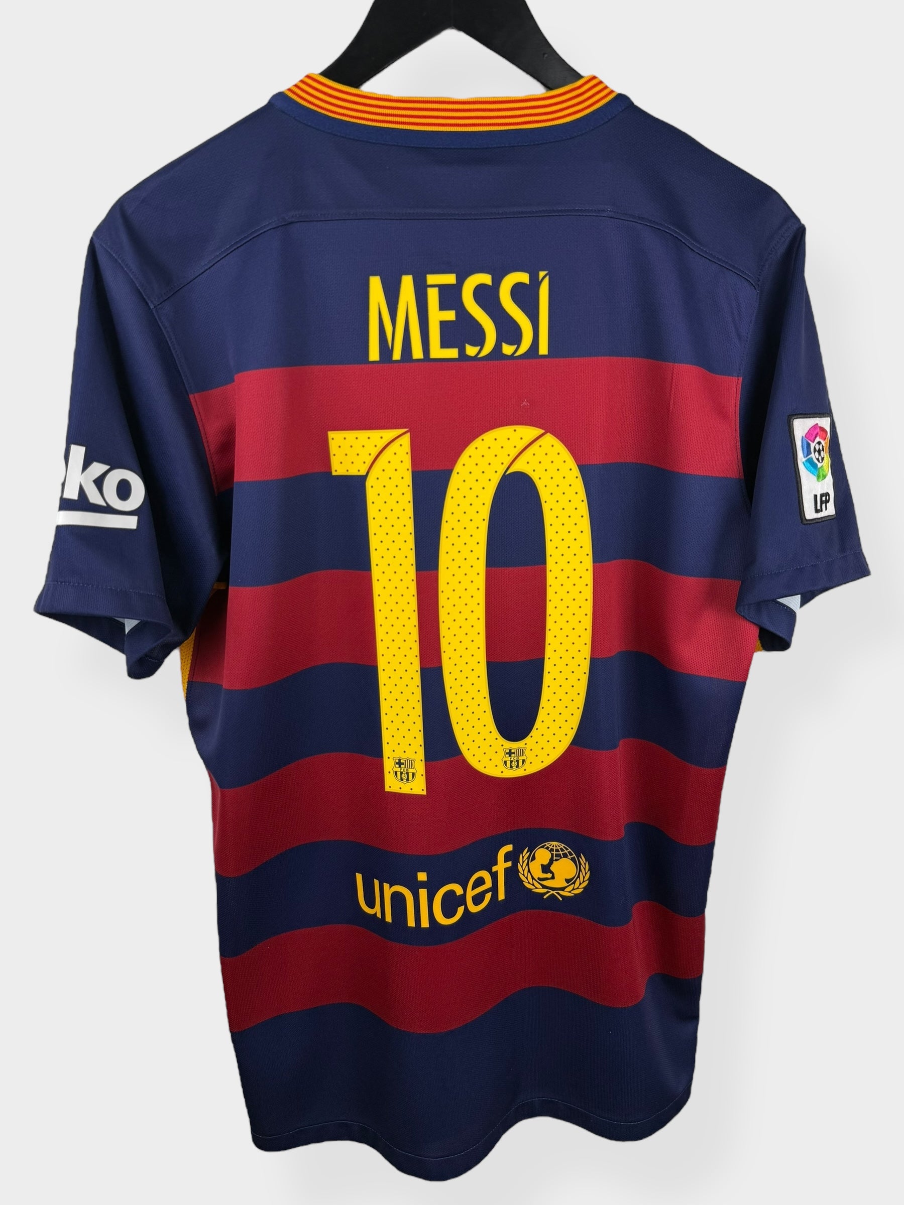 2015-16 BARCELONA HOME SHIRT MESSI #10 M