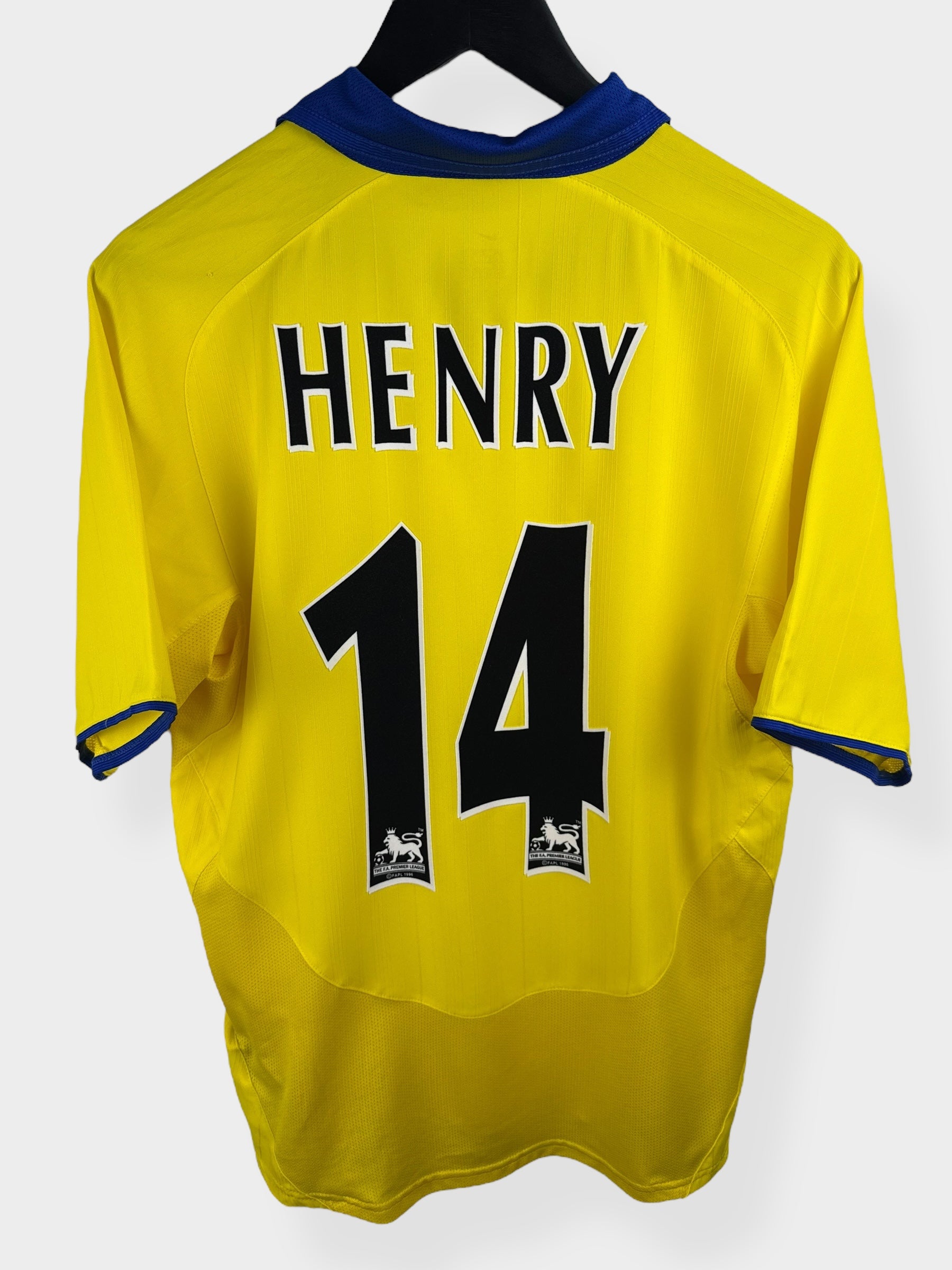 2003-04 ARSENAL AWAY SHIRT HENRY #14 S - Authentic Football Club