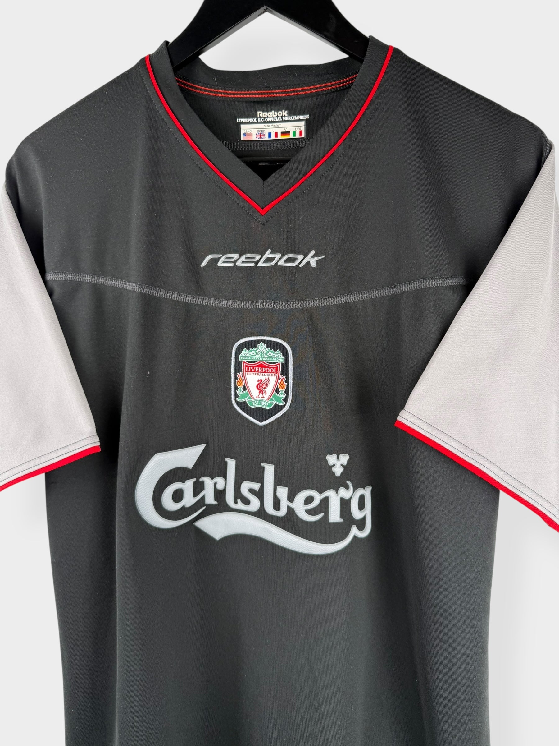 2002-04 LIVERPOOL AWAY SHIRT GERRARD #17 M