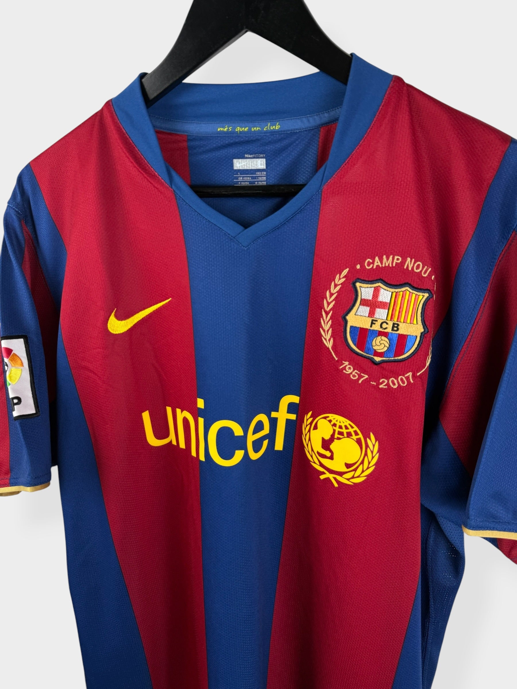 2007-08 BARCELONA HOME SHIRT RONALDINHO #10 L