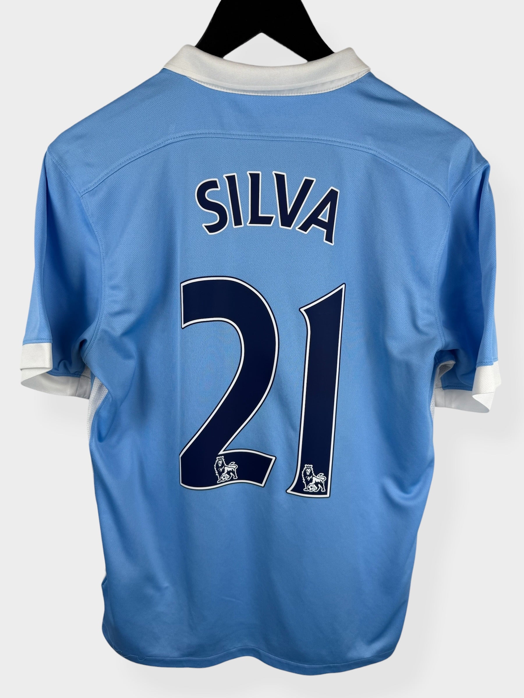 2015-16 MANCHESTER CITY HOME SHIRT SILVA #21 M