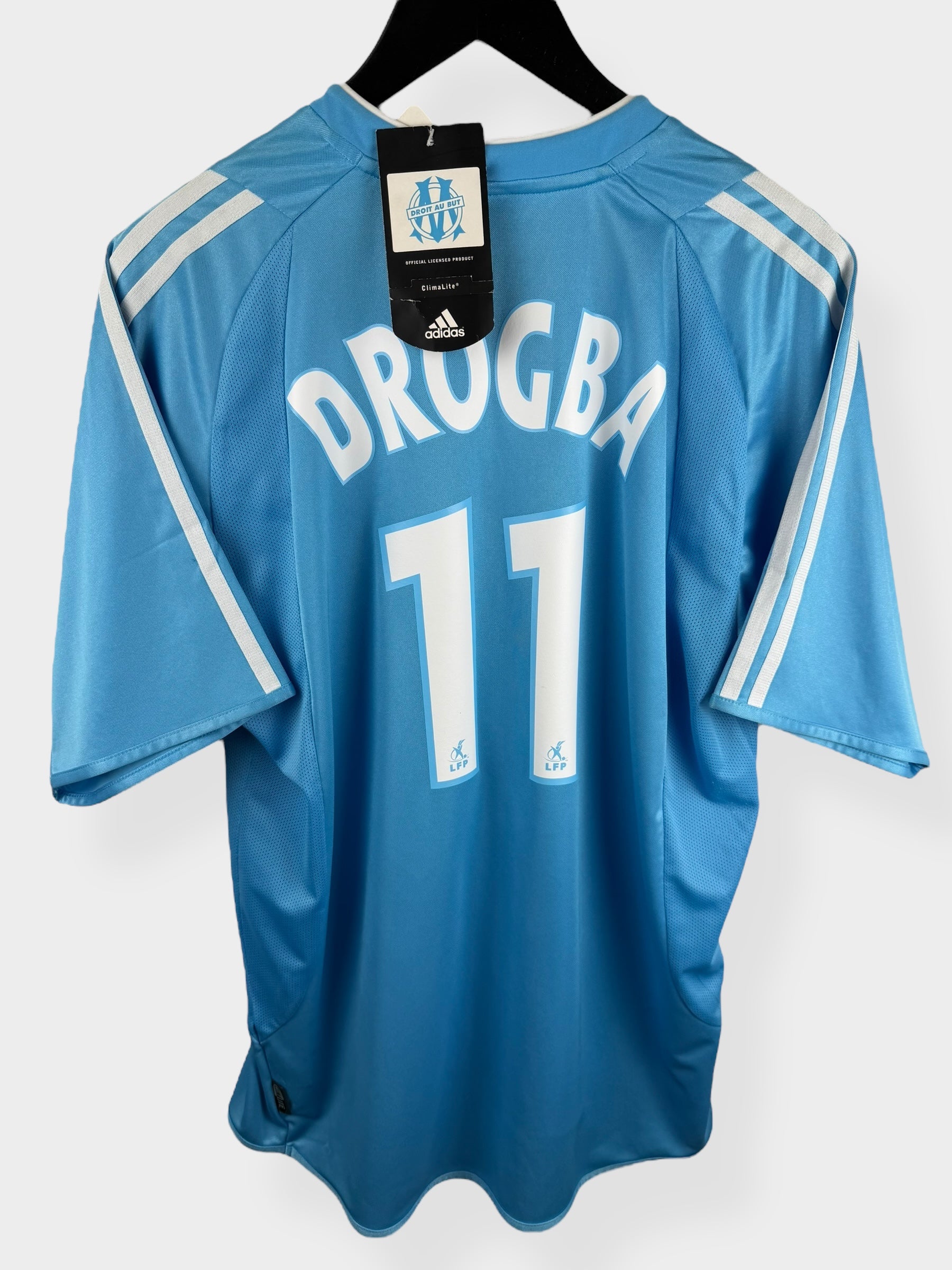 2003-04 OLYMPIQUE MARSEILLE AWAY SHIRT DROGBA #11 M - Authentic Football Club