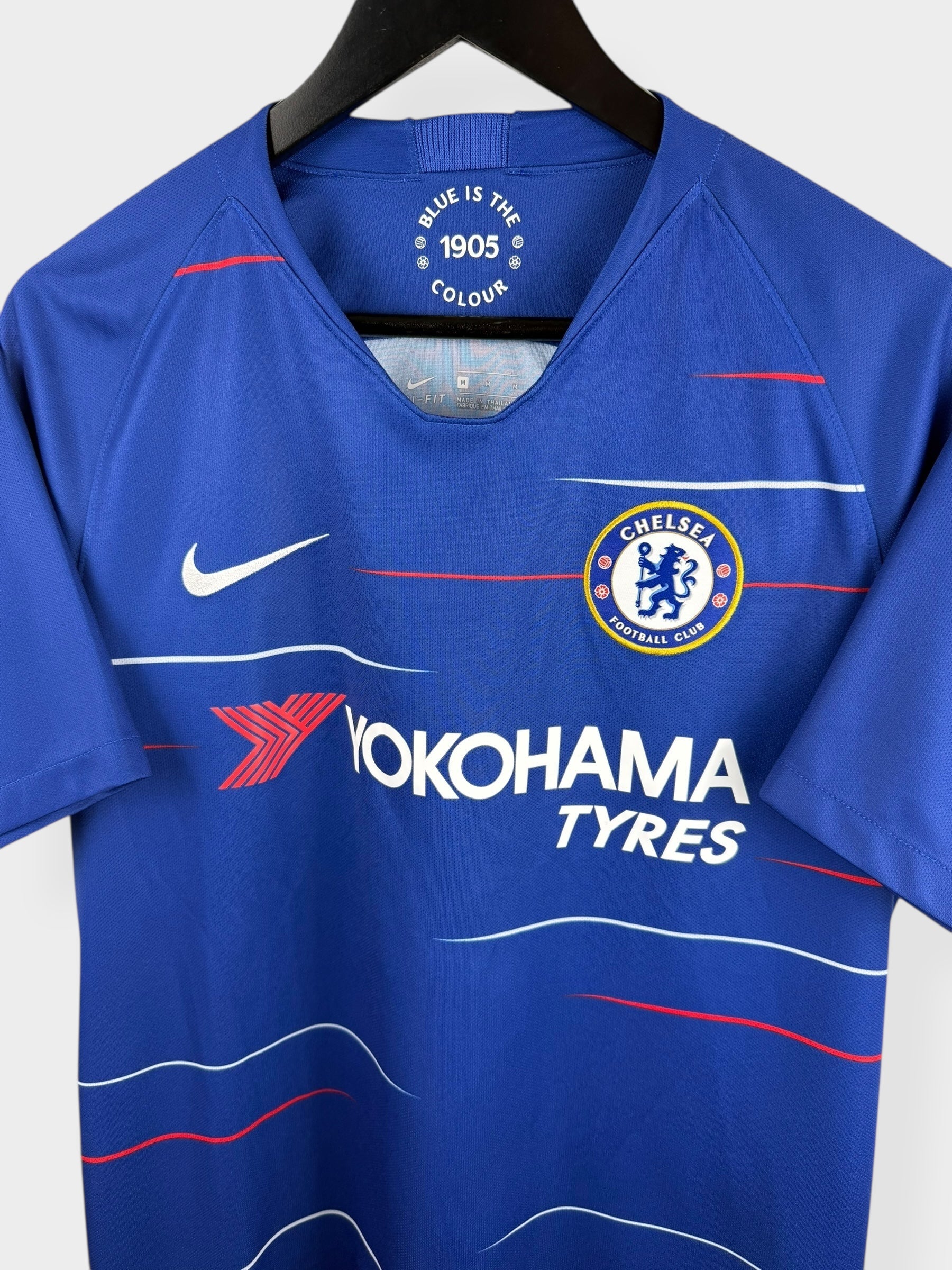 2018-19 CHELSEA HOME SHIRT HAZARD #10 M - Authentic Football Club