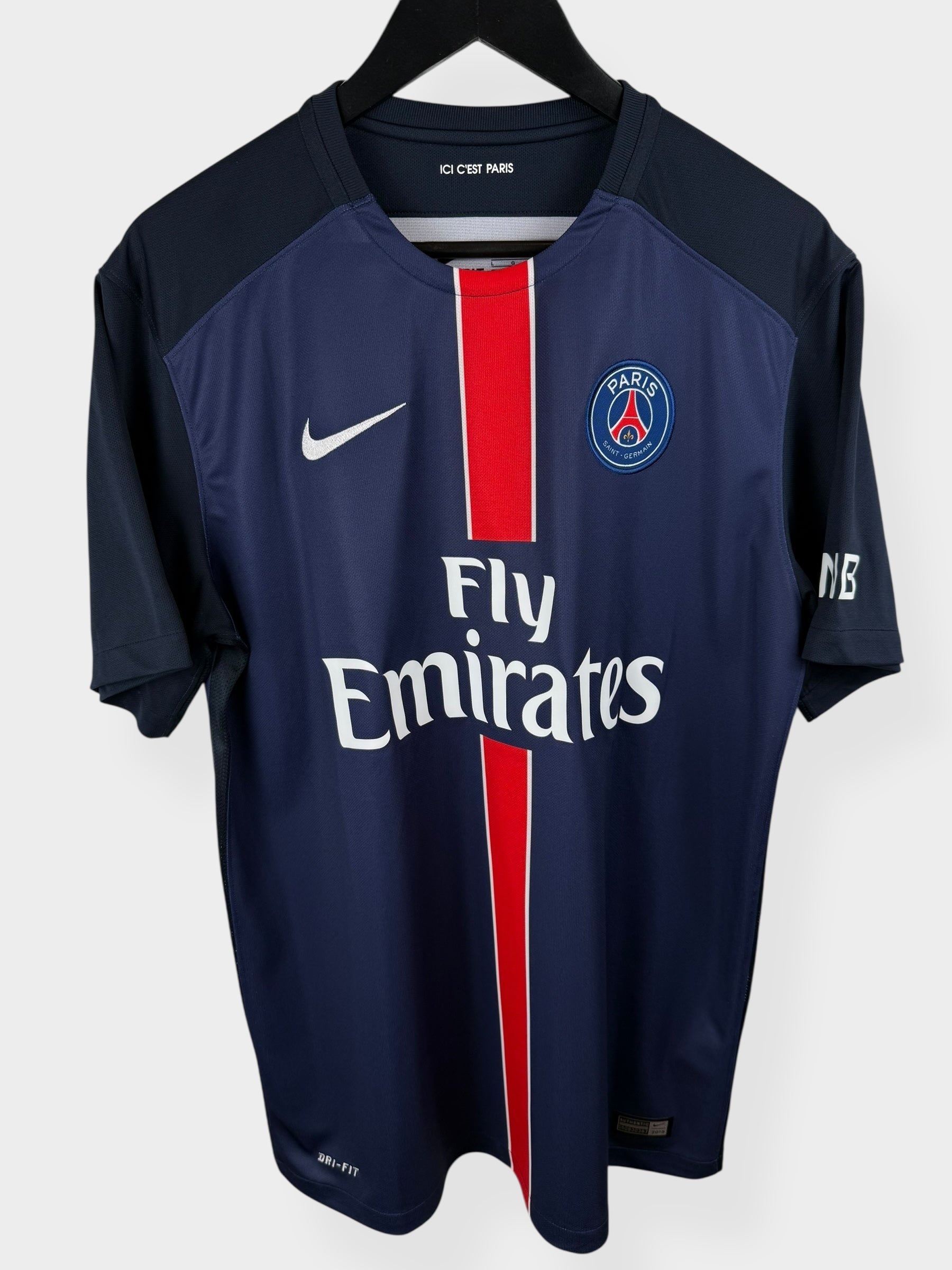 2015-16 PARIS SAINT-GERMAIN HOME SHIRT T. SILVA #2 L