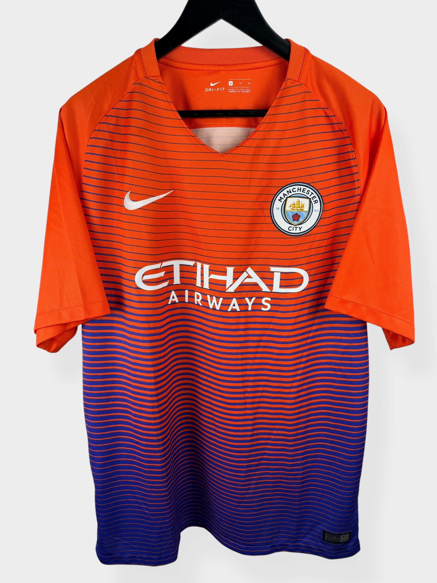 2016-17 MANCHESTER CITY THIRD SHIRT XL - Authentic Football Club