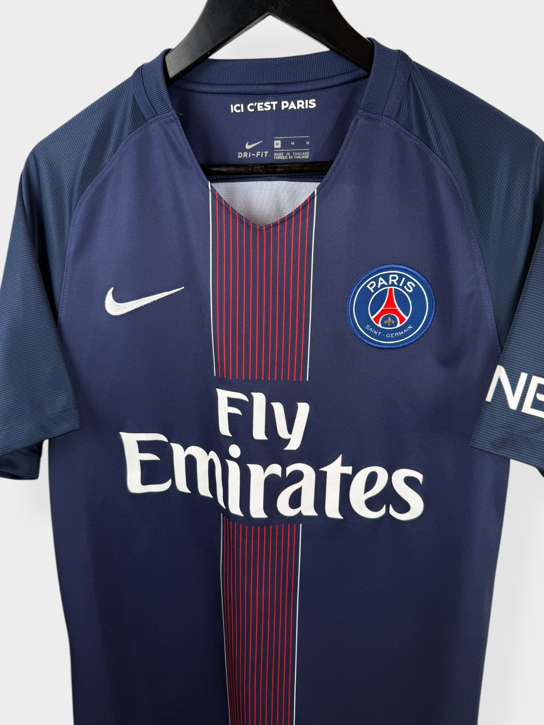 2016-17 PARIS SAINT-GERMAIN HOME SHIRT IBRAHIMOVIC #10 M - Authentic Football Club