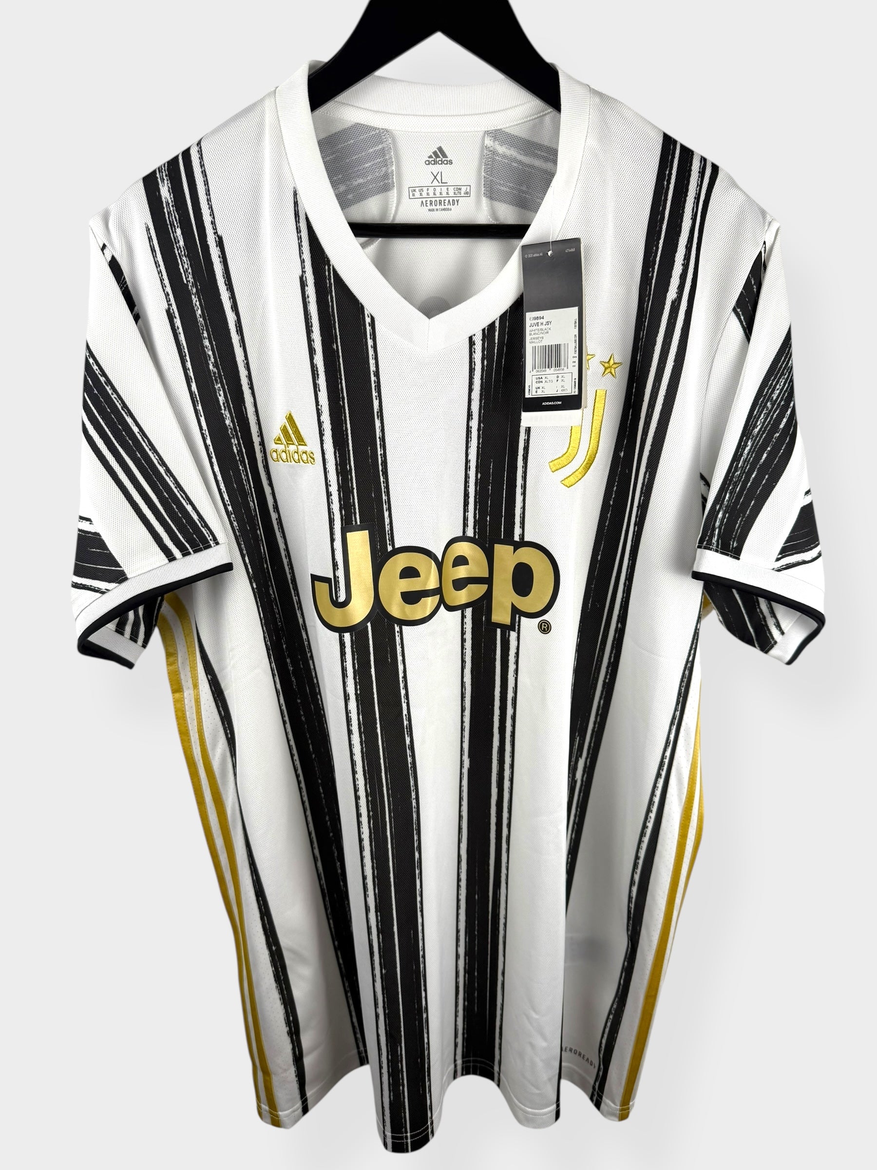 2020-21 JUVENTUS HOME SHIRT RONALDO #7 XL - Authentic Football Club